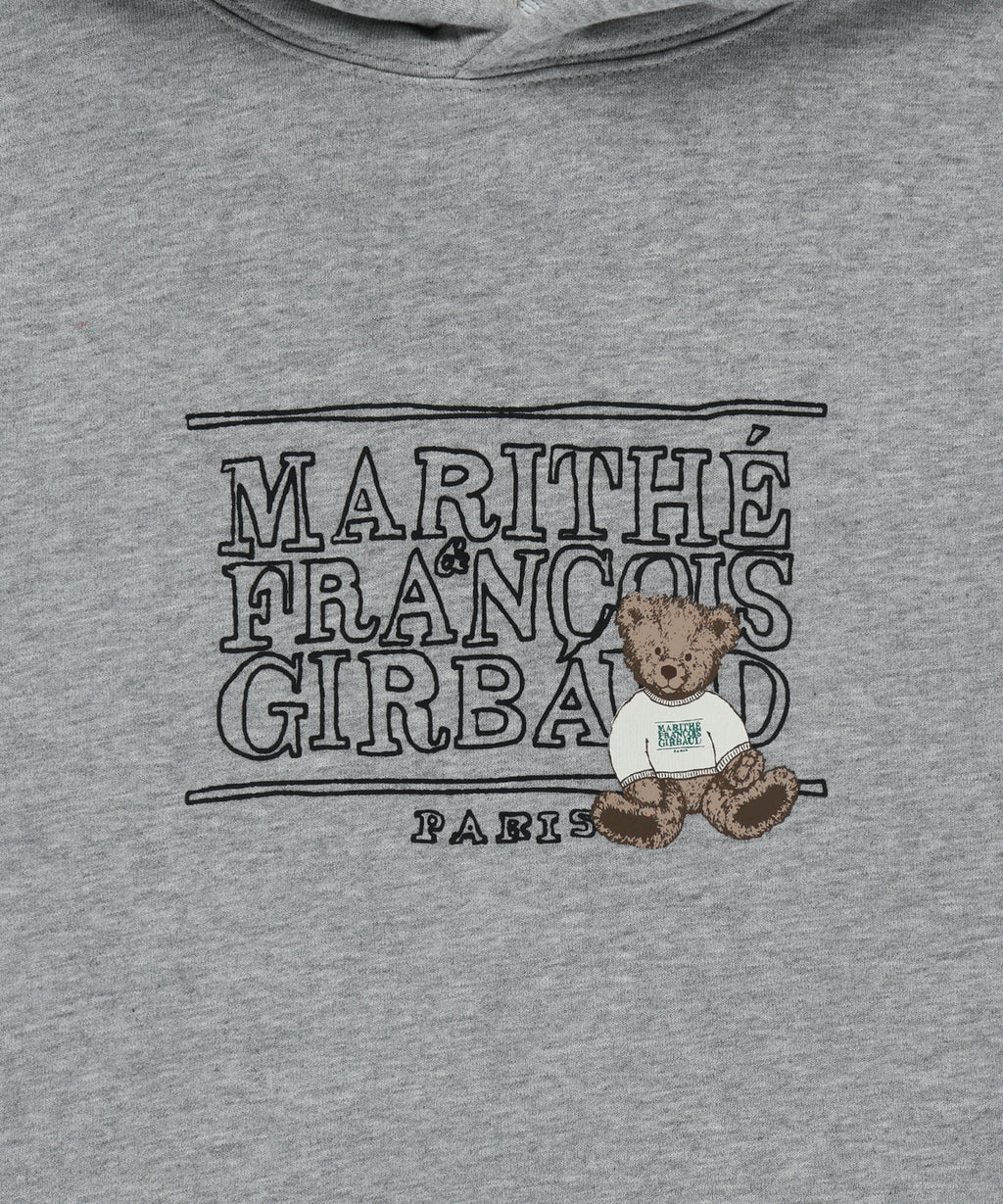 Marithe & Francois Girbaud - Doodle Classic Bear Hoodie (Heather Gray) product image 10 | TRAB K-Fashion Australia