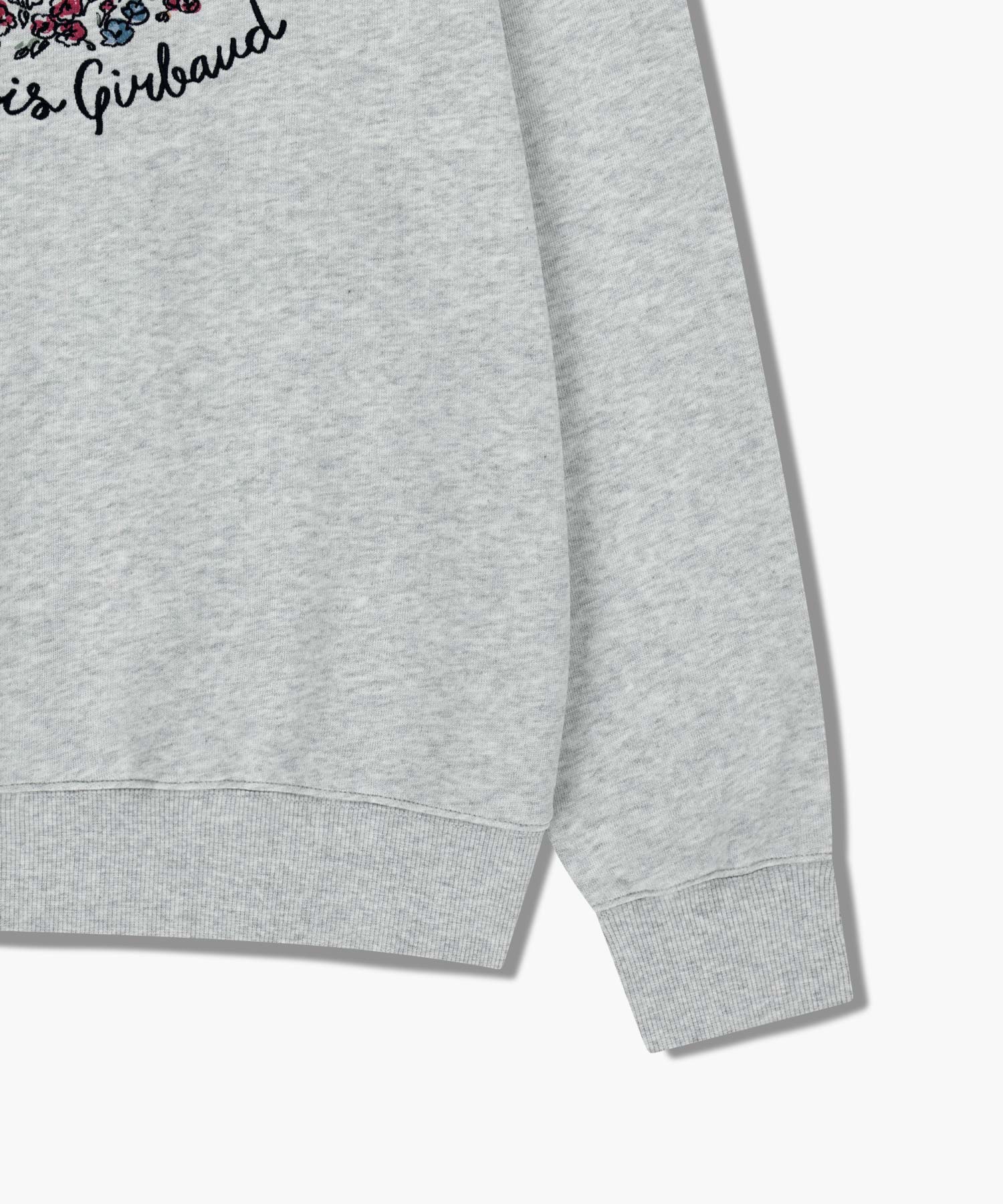 Marithe & Francois Girbaud - Bouquet Graphic Sweatshirt (Light Heather Gray) product image 10 | TRAB K-Fashion Australia