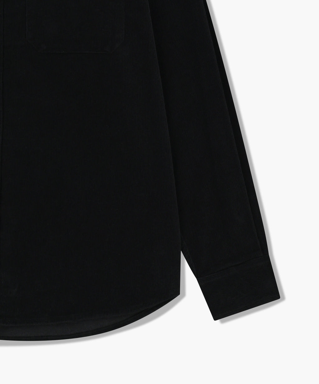 Marithe & Francois Girbaud - Classic Corduroy Shirt (Black) product image 10 | TRAB K-Fashion Australia