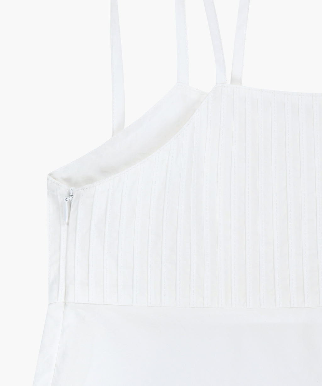 Marithe & Francois Girbaud - Pintuck Camisole Blouse (White) product image 10 | TRAB K-Fashion Australia