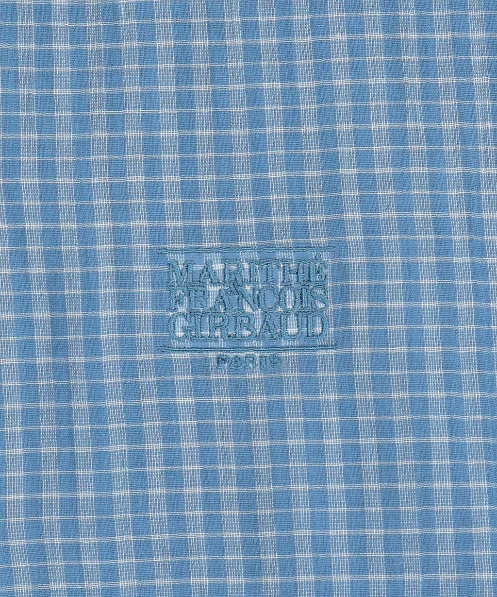 Marithe & Francois Girbaud - Pattern Sheer Shirt (Blue) product image 10 | TRAB K-Fashion Australia