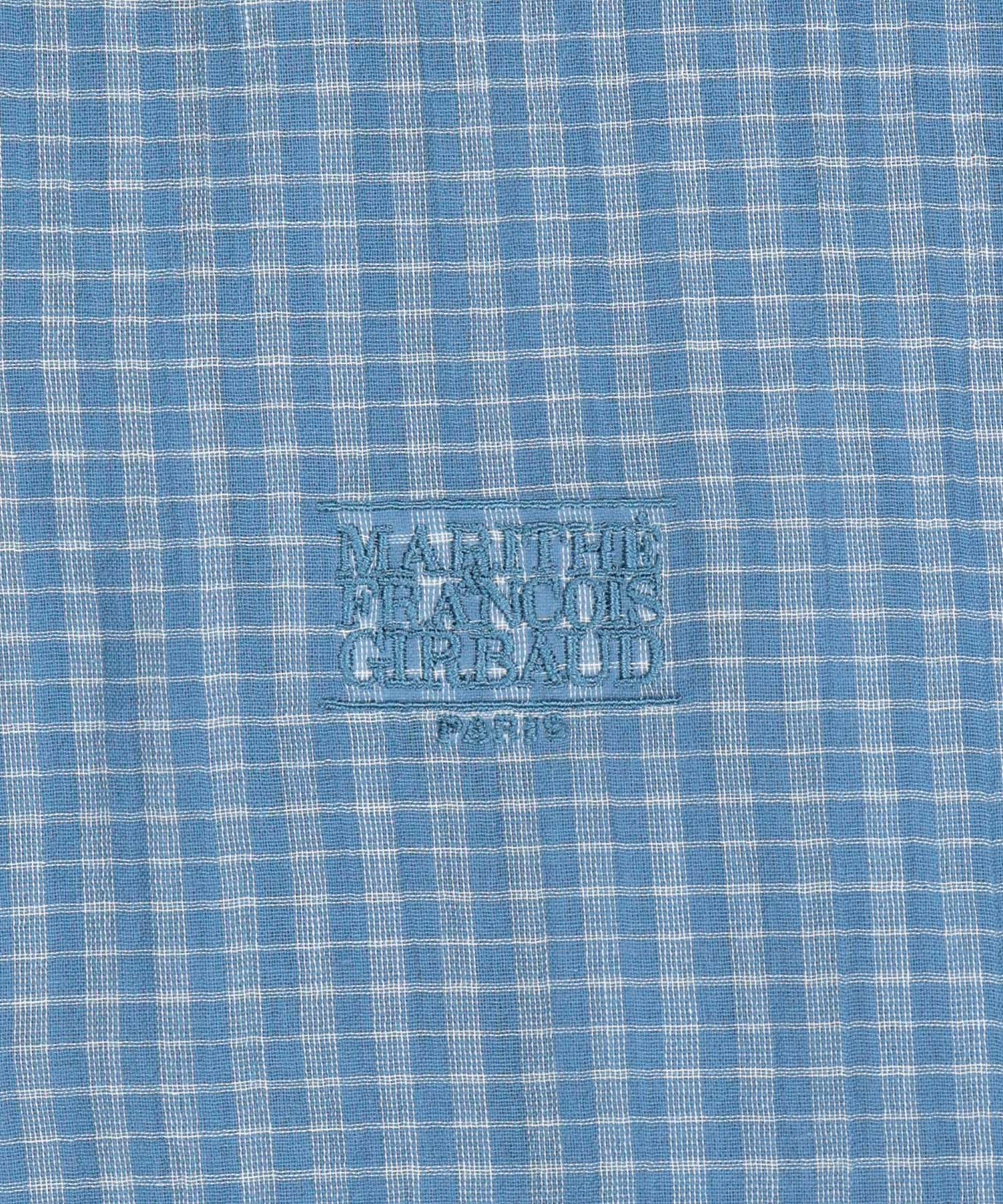 Marithe & Francois Girbaud - Pattern Sheer Shirt (Blue) product image 10 | TRAB K-Fashion Australia