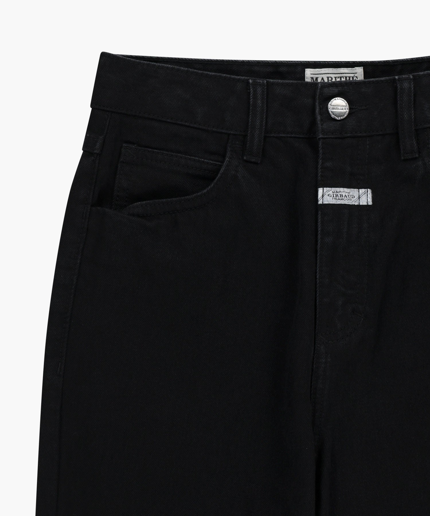Marithe & Francois Girbaud - Slim Boot-cut Denim Pants (Black) product image 10 | TRAB K-Fashion Australia