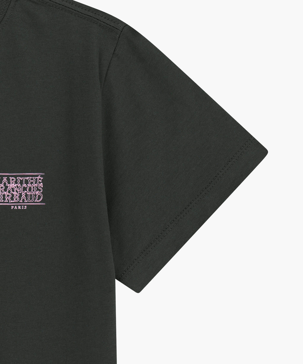 Marithe & Francois Girbaud - Antique Classic Logo Slim Crop Tee (Charcoal) product image 10 | TRAB K-Fashion Australia
