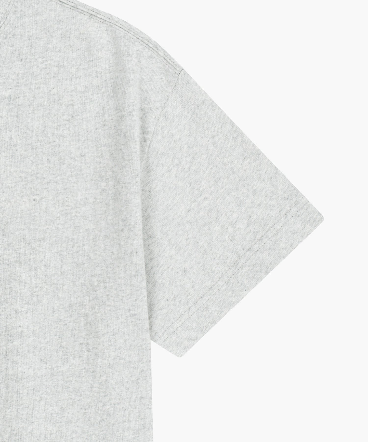 Marithe & Francois Girbaud - Embo Small Regular Logo Tee (Light Heather Gray) product image 10 | TRAB K-Fashion Australia
