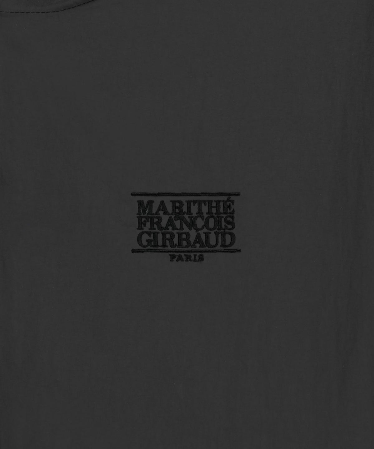 Marithe & Francois Girbaud - Classic Logo Over Fit Hooded Windbreaker (Charcoal) product image 10 | TRAB K-Fashion Australia