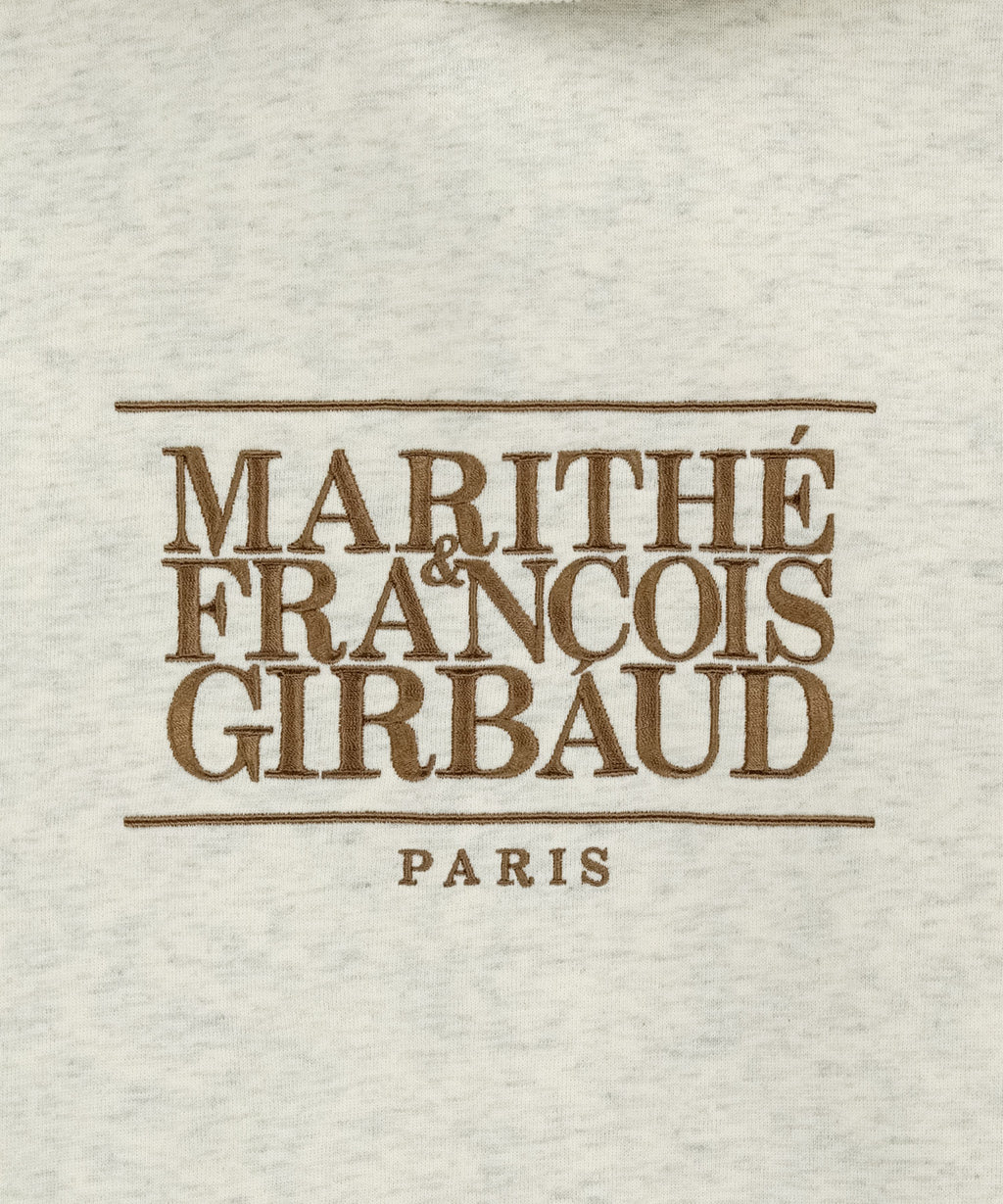 Marithe & Francois Girbaud - Classic Logo Embroidery Hoodie (brushed) (Oatmeal) product image 10 | TRAB K-Fashion Australia