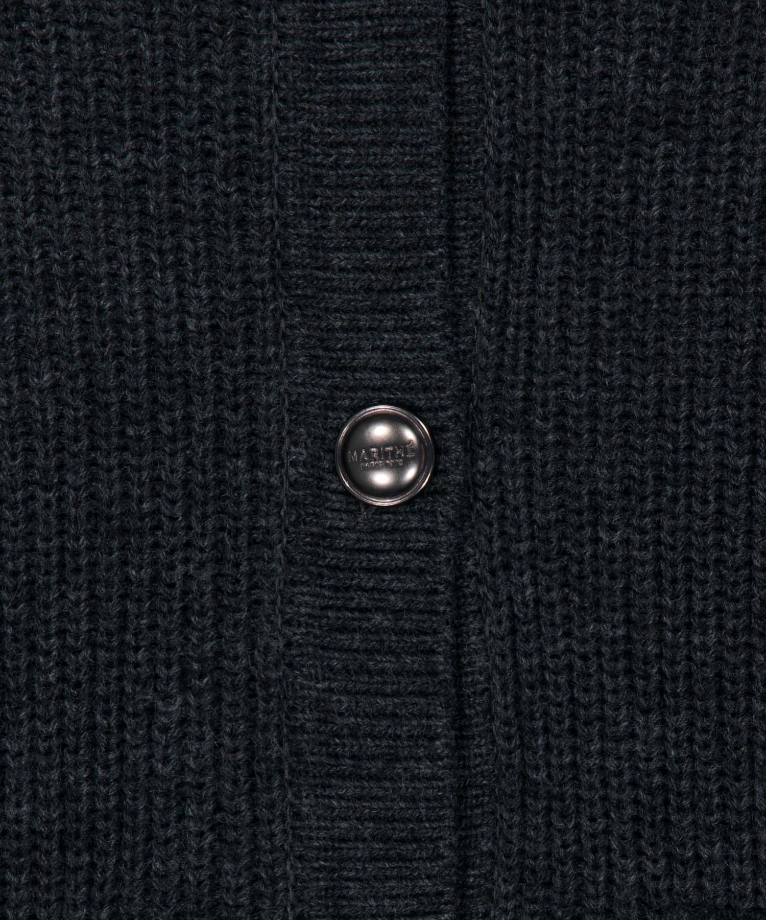 Marithe & Francois Girbaud - Sailor Rib Knit Cardigan (Dark Heather Gray) product image 10 | TRAB K-Fashion Australia