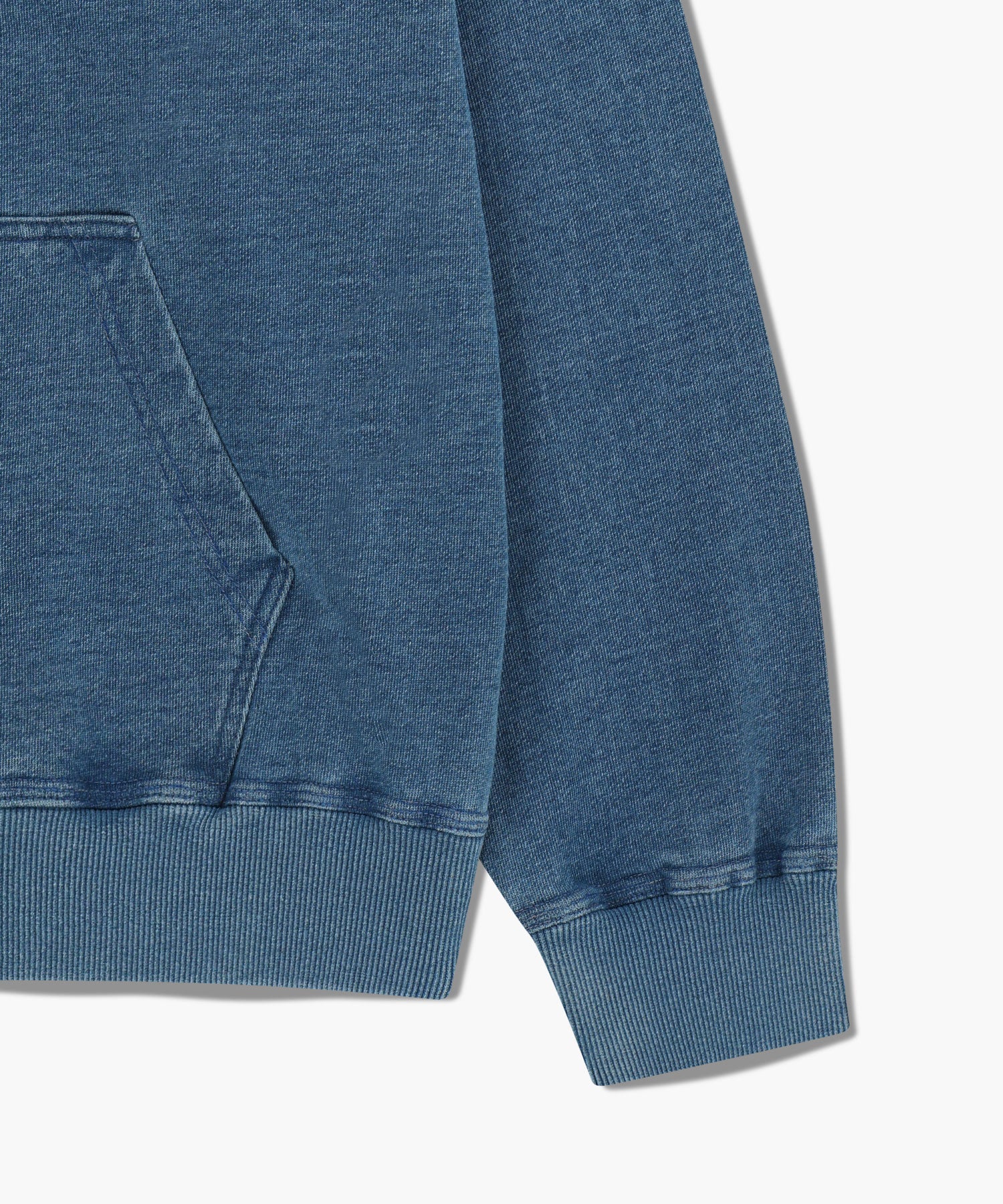 Marithe & Francois Girbaud - Crest Logo Garment Dyed Oversized Hoodie (Blue) product image 10 | TRAB K-Fashion Australia