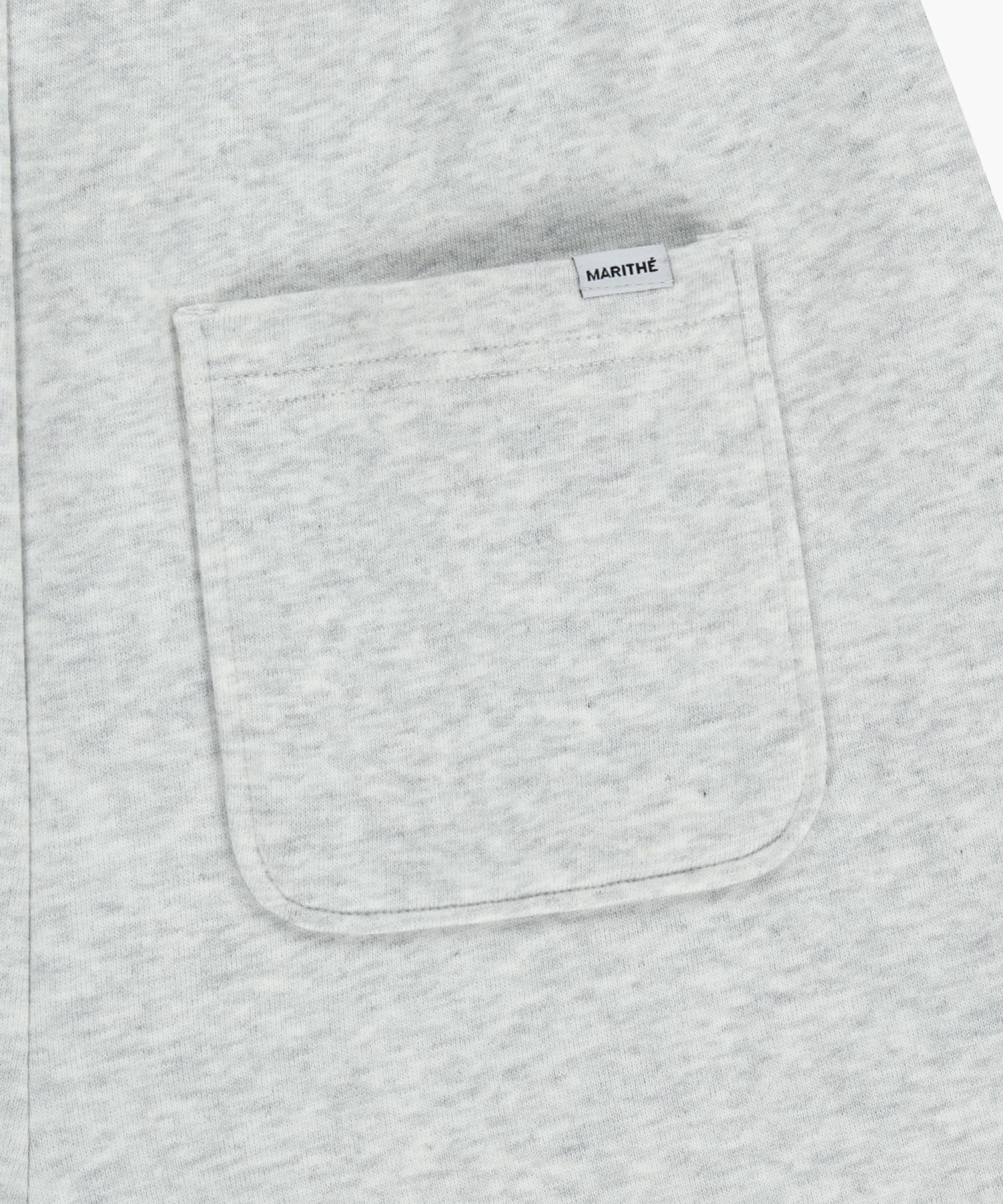 Marithe & Francois Girbaud - Regular Logo Sweat Shorts (Light Heather Gray) product image 10 | TRAB K-Fashion Australia
