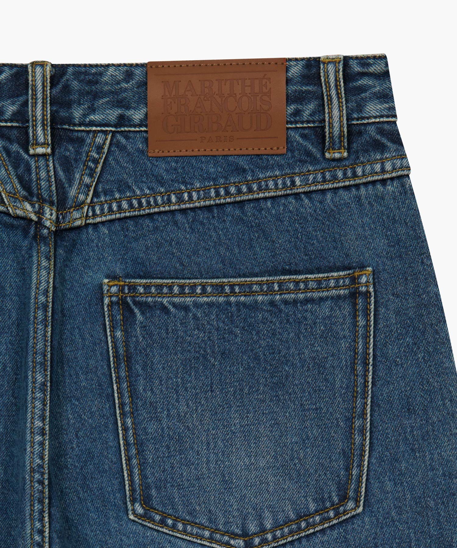 Marithe & Francois Girbaud - New M Slim Straight Denim Pants (Dark Blue) product image 10 | TRAB K-Fashion Australia