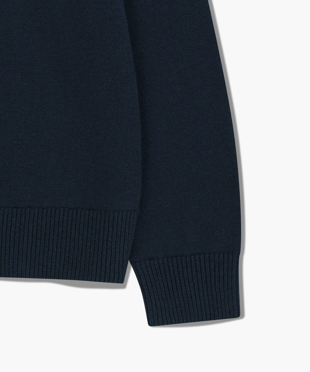 Marithe & Francois Girbaud - Classic Logo Knit Pullover (Navy) product image 10 | TRAB K-Fashion Australia