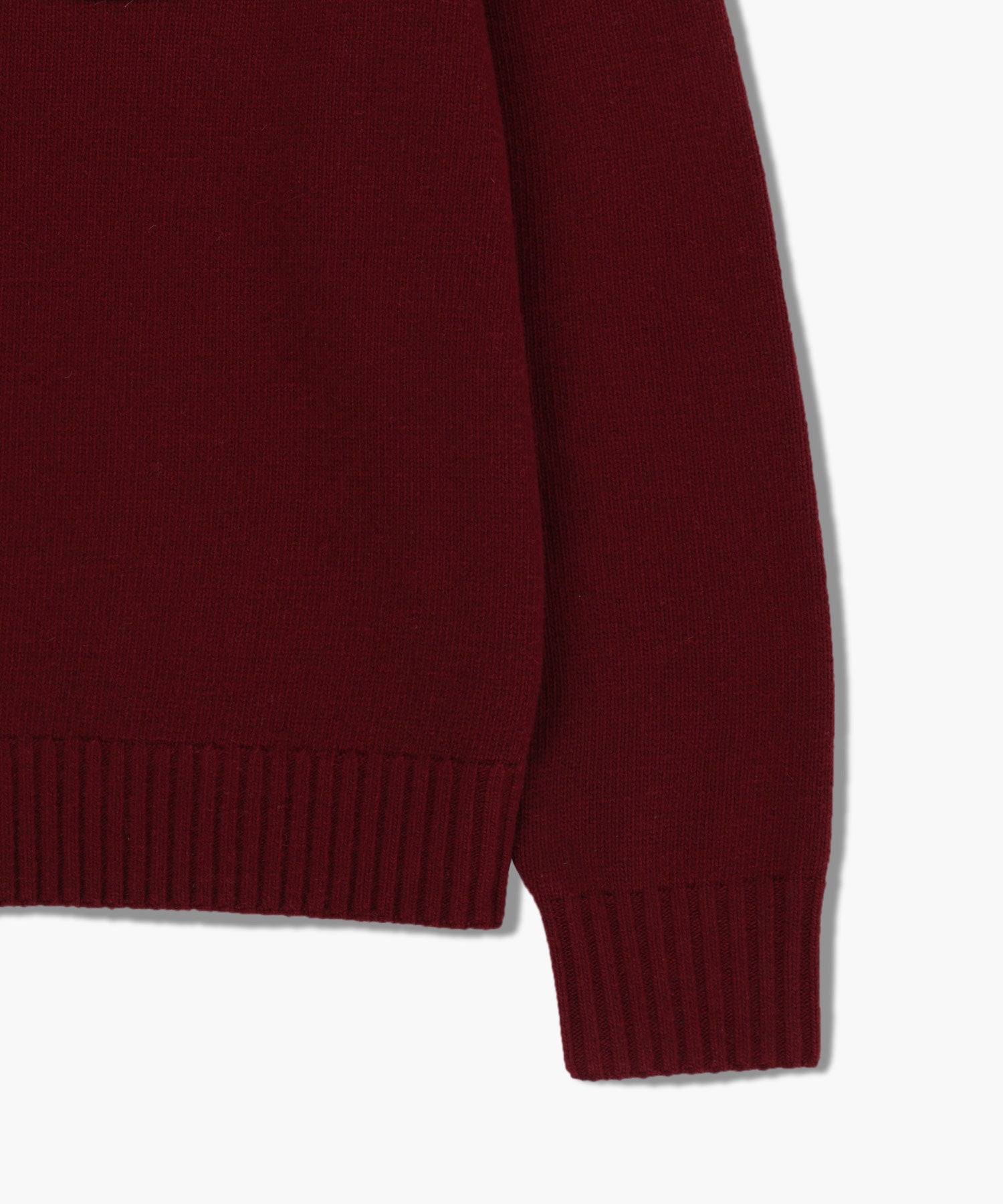Marithe & Francois Girbaud - Applique Knit Pullover (Burgundy) product image 10 | TRAB K-Fashion Australia