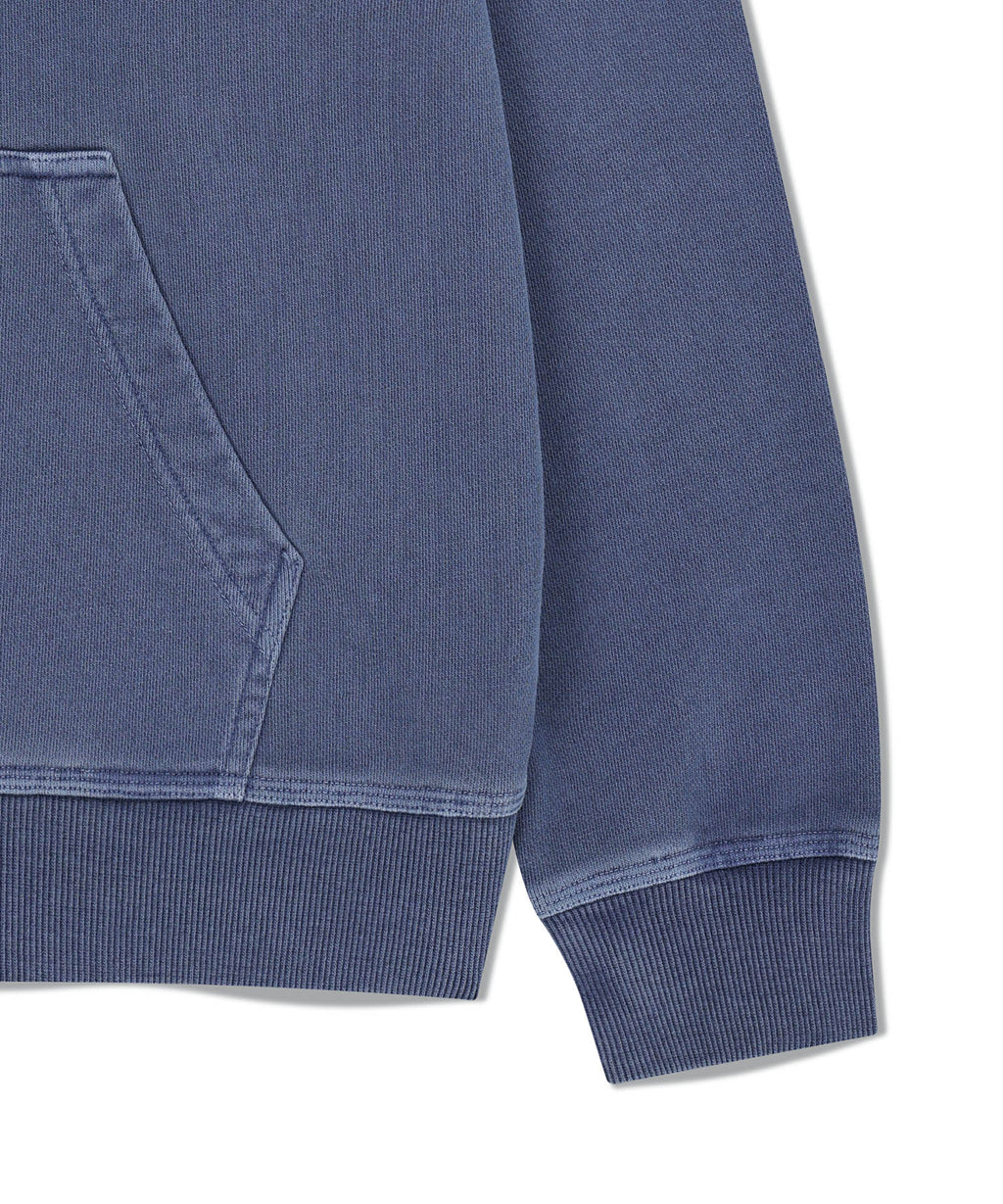 Marithe & Francois Girbaud - Crest Logo Garment Dyed Oversized Hoodie (Navy) product image 10 | TRAB K-Fashion Australia