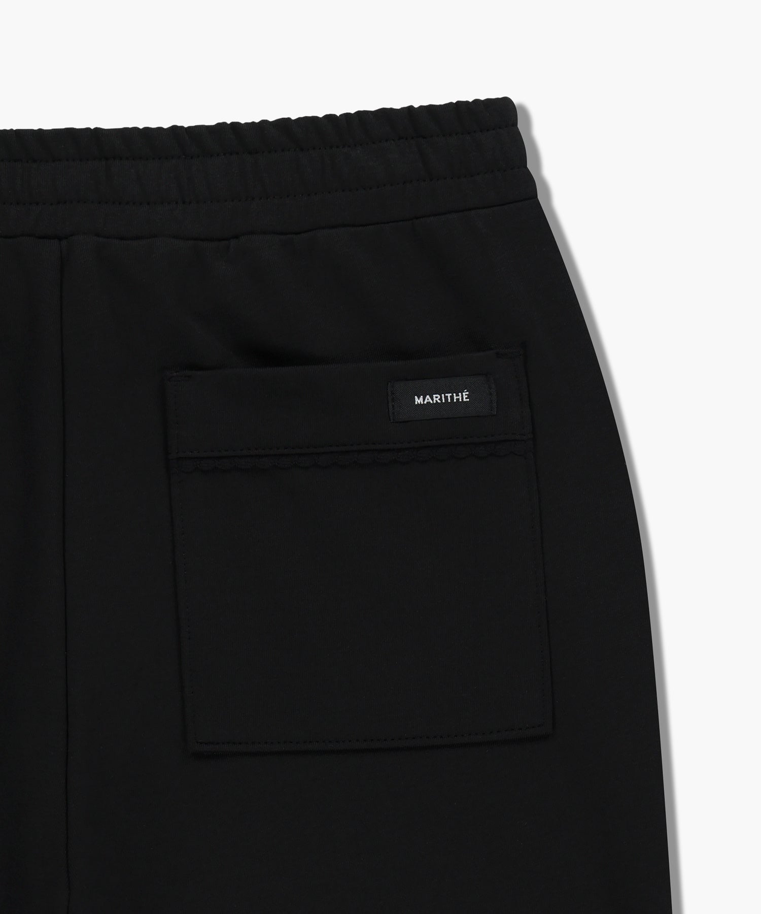 Marithe & Francois Girbaud - Lace Point Boots Cut Sweat Pants (Black) product image 10 | TRAB K-Fashion Australia