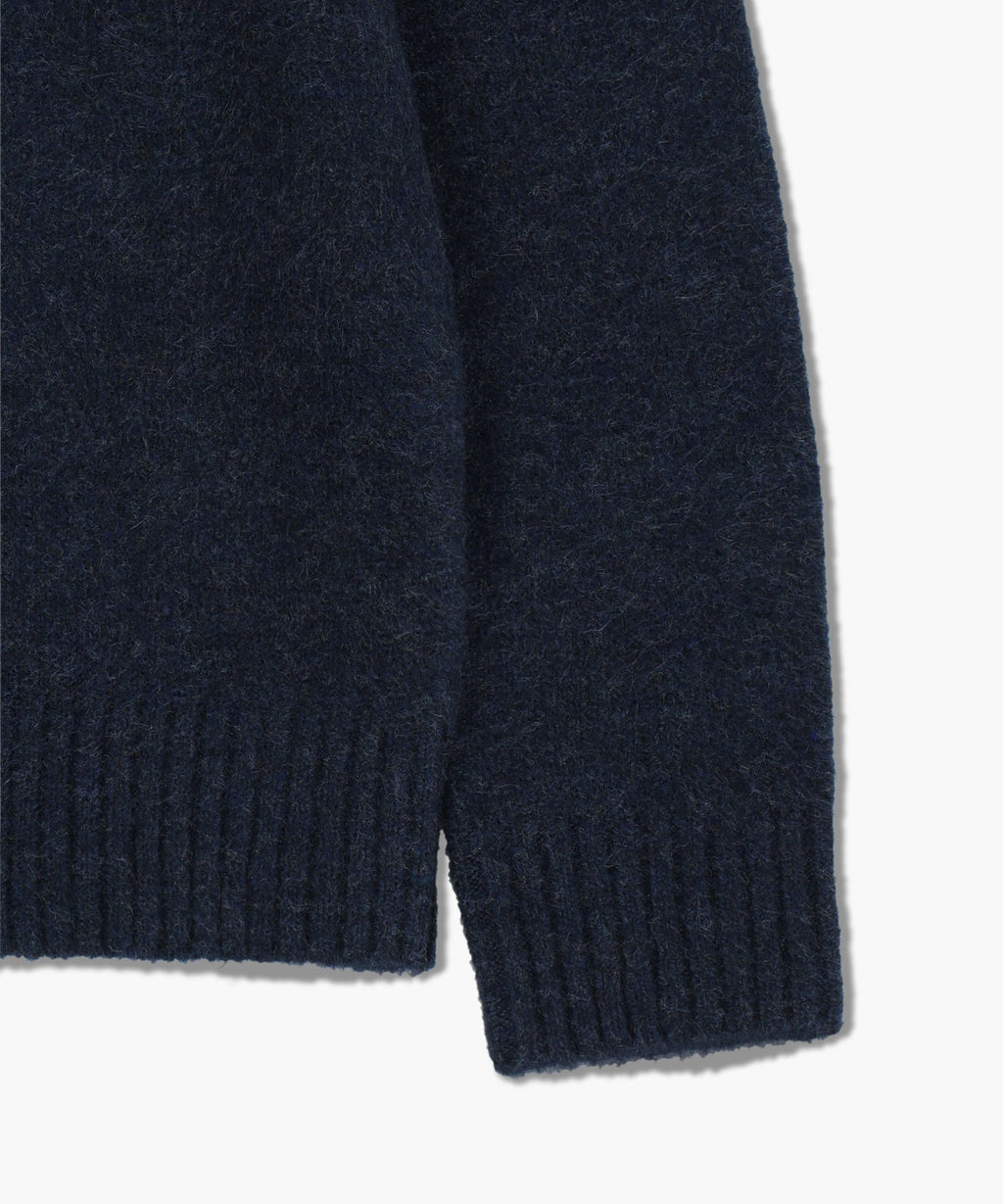 Marithe & Francois Girbaud - Fairisle Crew Neck Knit Pullover (Navy) product image 12 | TRAB K-Fashion Australia