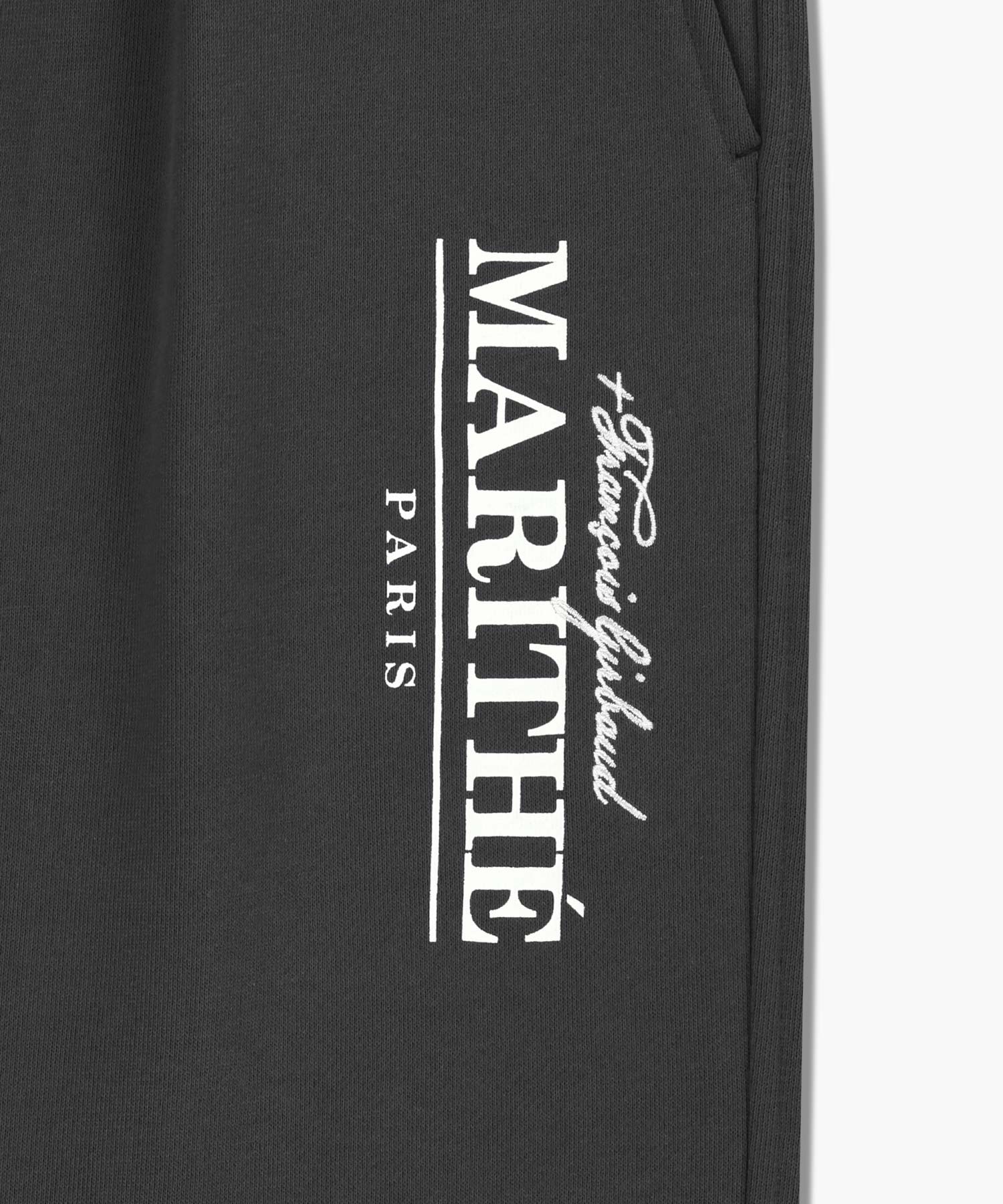 Marithe & Francois Girbaud - Marithe Logo Sweat Pants (Charcoal) product image 10 | TRAB K-Fashion Australia