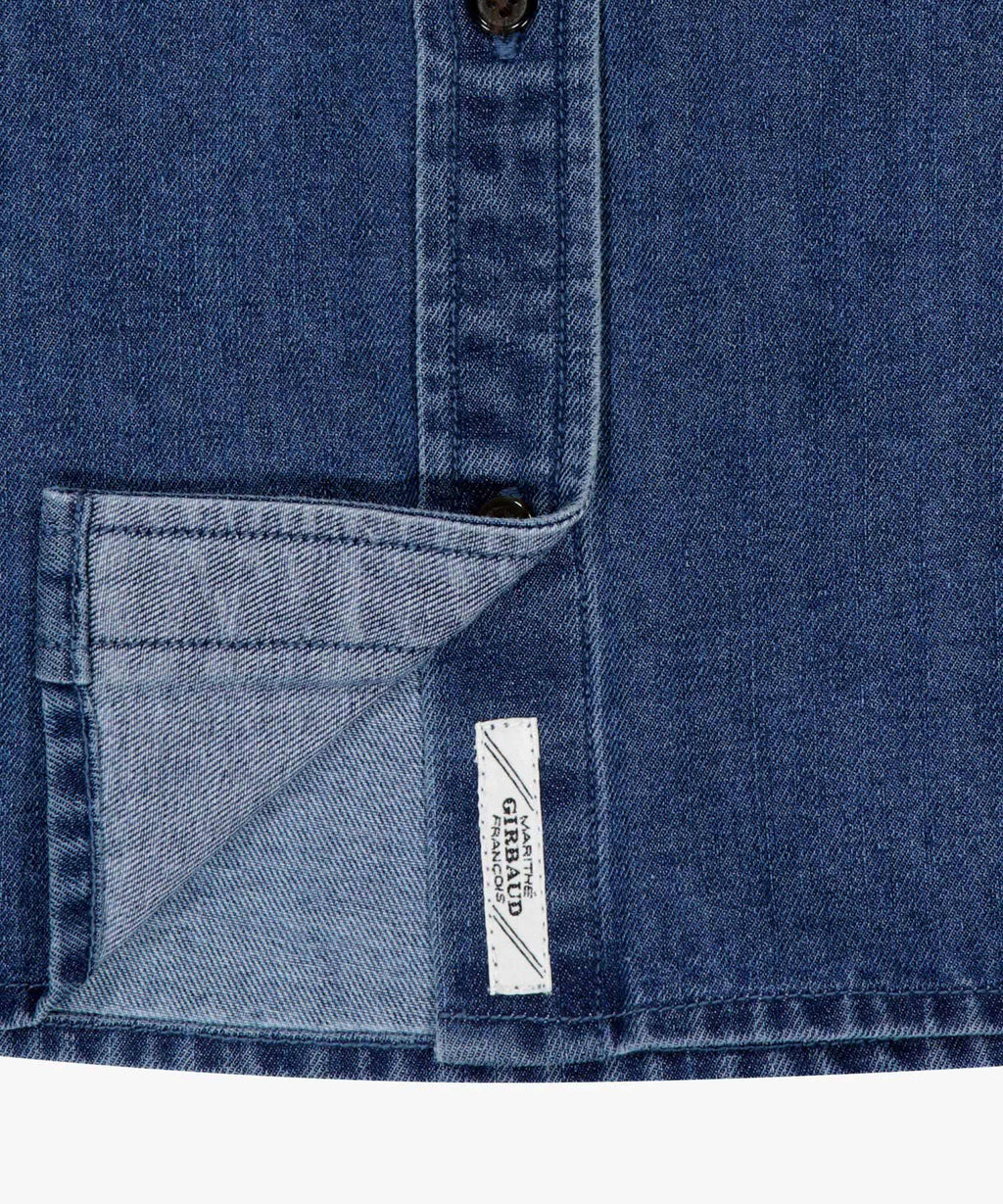 Marithe & Francois Girbaud - Crop Denim Shirt (Blue) product image 10 | TRAB K-Fashion Australia