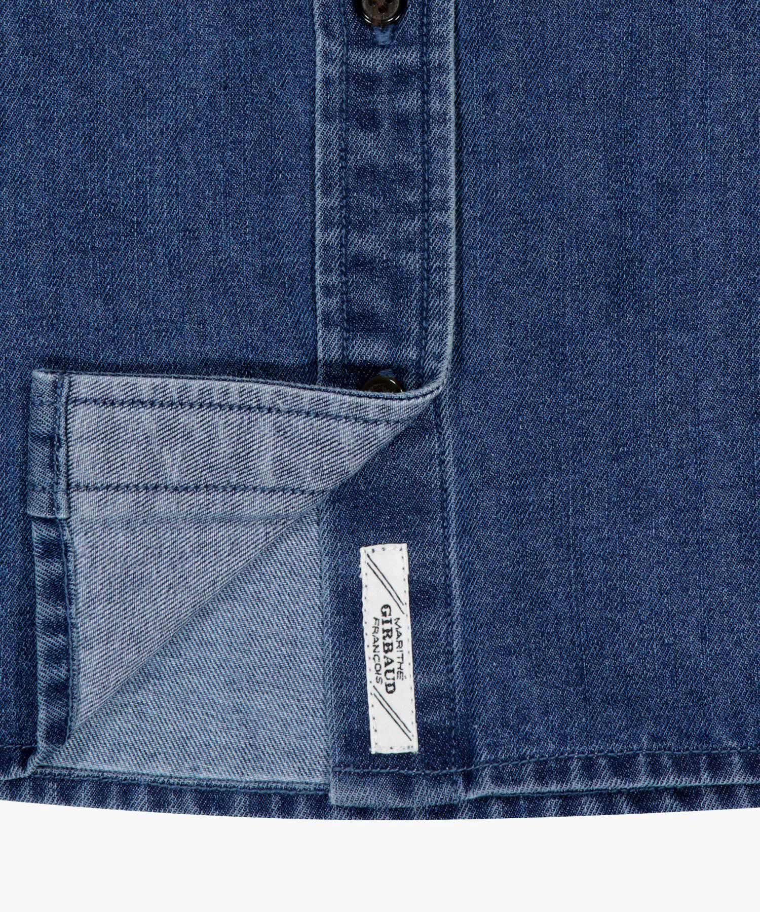 Marithe & Francois Girbaud - Crop Denim Shirt (Blue) product image 10 | TRAB K-Fashion Australia