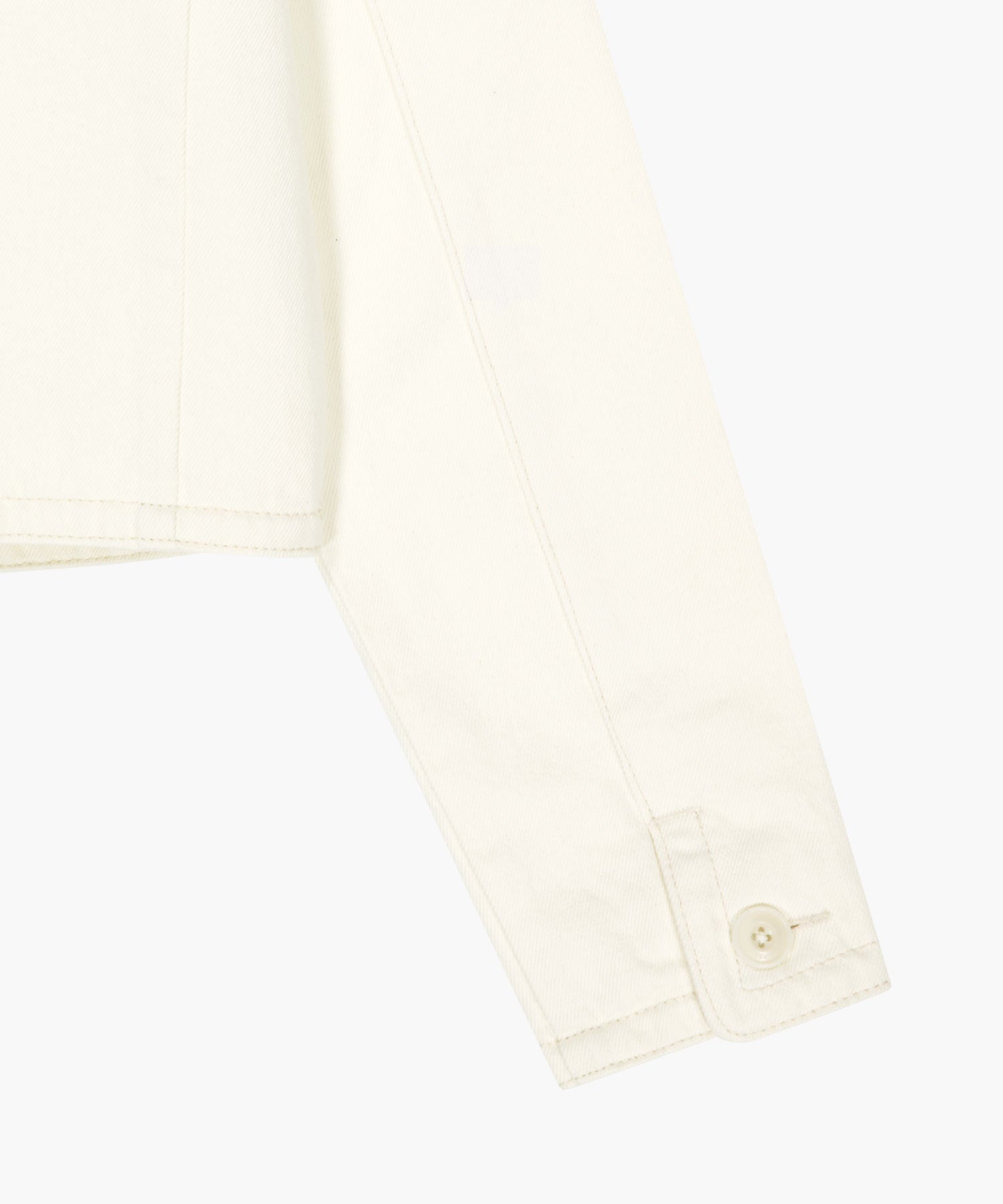 Marithe & Francois Girbaud - Round Neck Denim Jacket (Ecru) product image 13 | TRAB K-Fashion Australia
