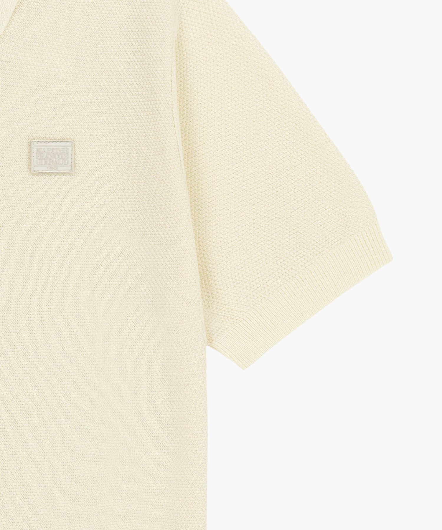 Marithe & Francois Girbaud - Cool Touch Collar Half Knit (Light Beige) product image 10 | TRAB K-Fashion Australia