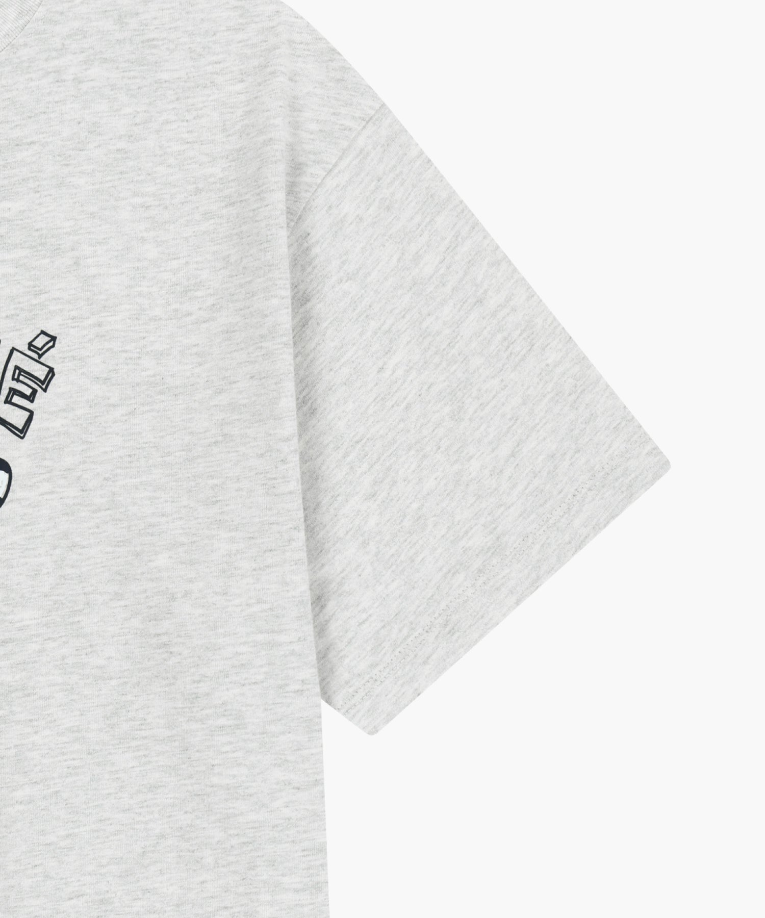 Marithe & Francois Girbaud - Marine Drawing Doodle Graphic Tee (Light Heather Gray) product image 10 | TRAB K-Fashion Australia