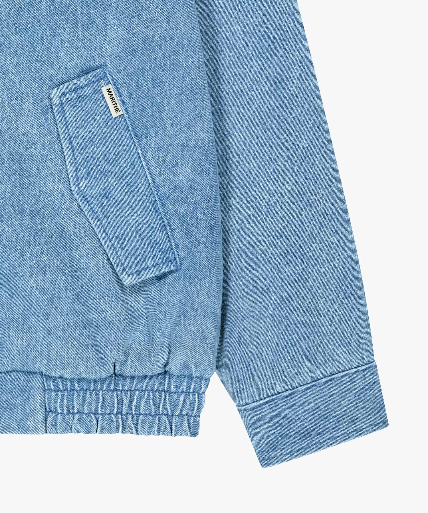 Marithe & Francois Girbaud - Denim Harrington Jacket (Blue) product image 10 | TRAB K-Fashion Australia