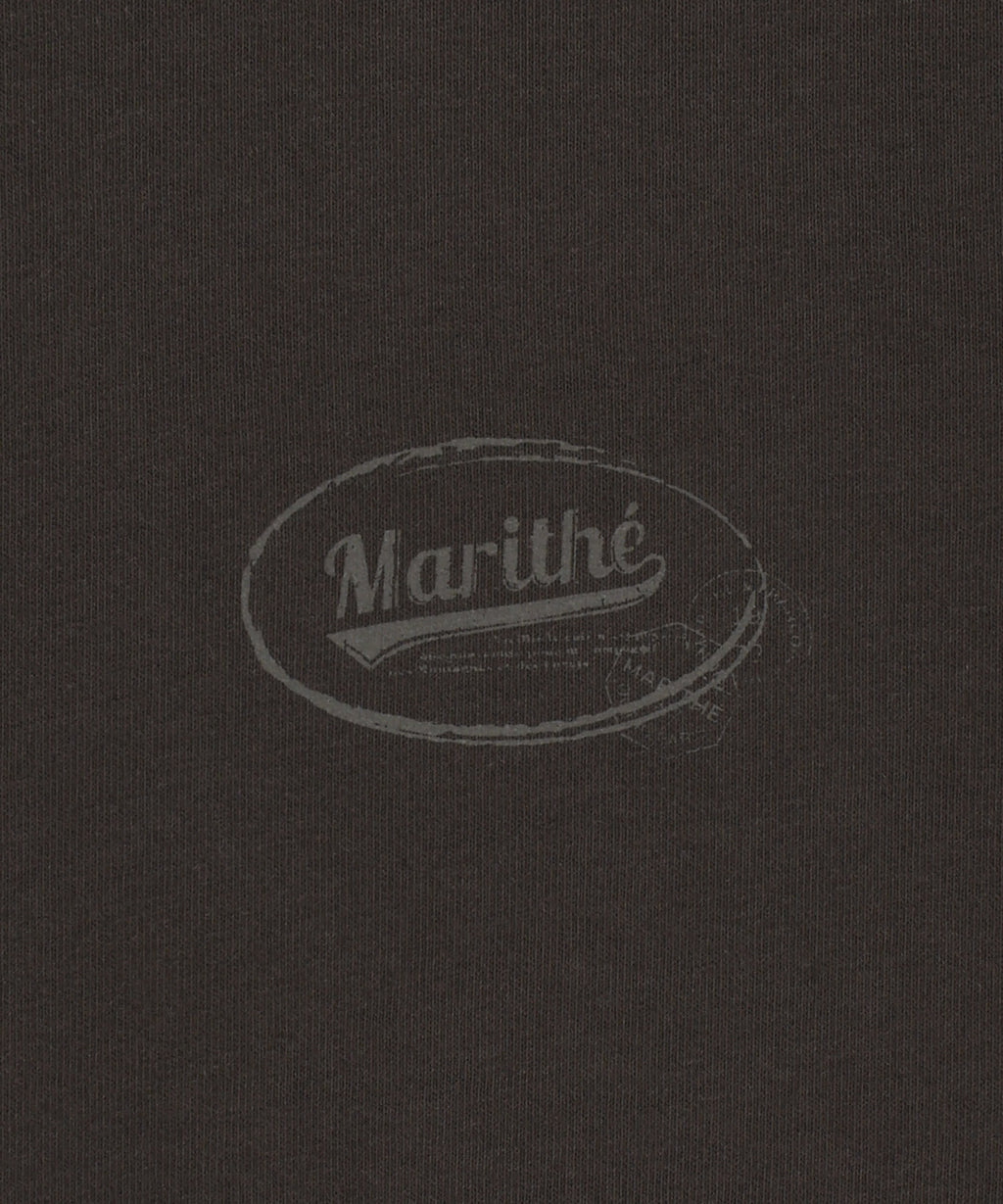 Marithe & Francois Girbaud - [Pre-order – Ships 25 Jun] Vintage Logo Typo Tee (Brown) product image 10 | TRAB K-Fashion Australia