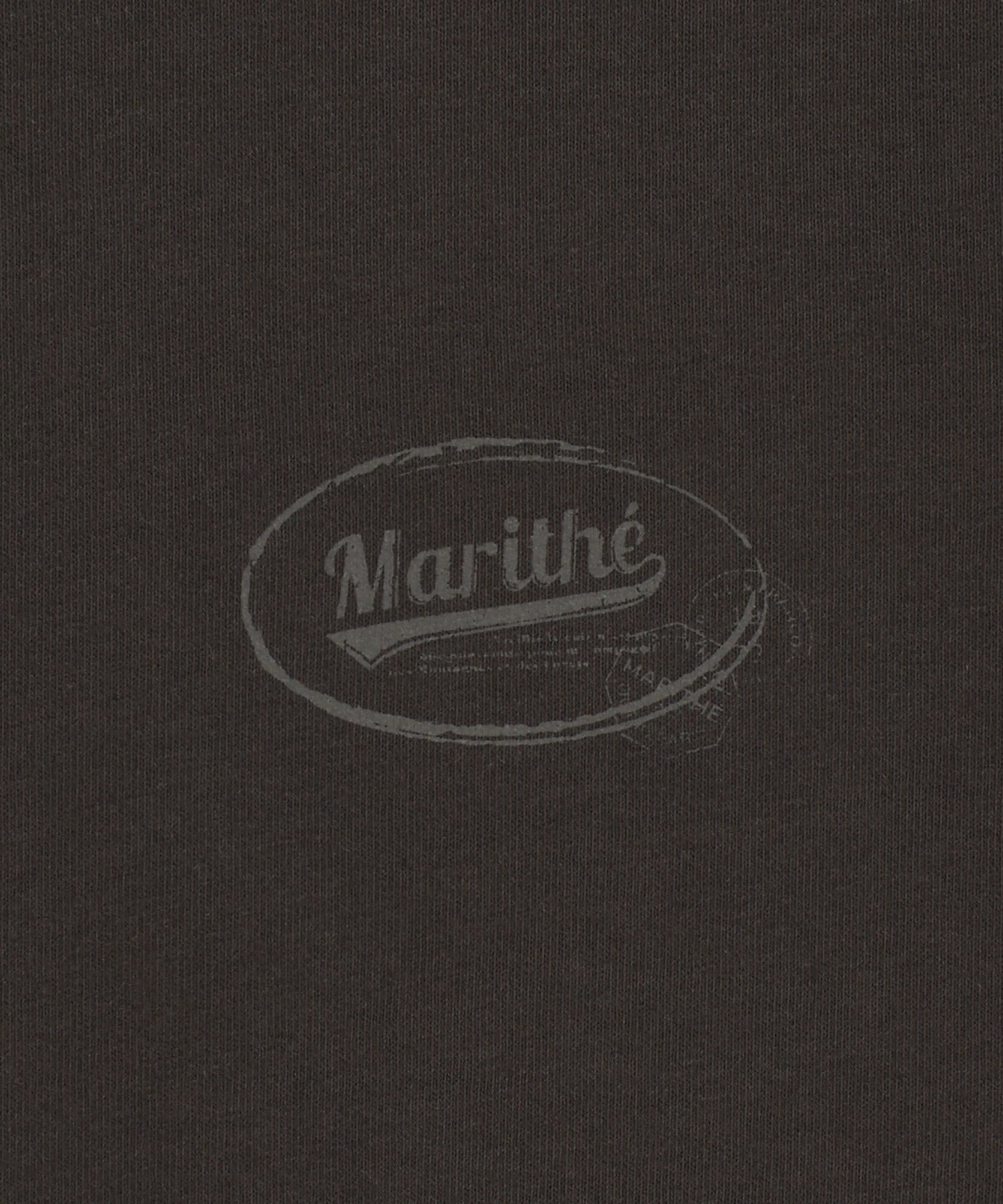 Marithe & Francois Girbaud - [Pre-order – Ships 25 Jun] Vintage Logo Typo Tee (Brown) product image 10 | TRAB K-Fashion Australia