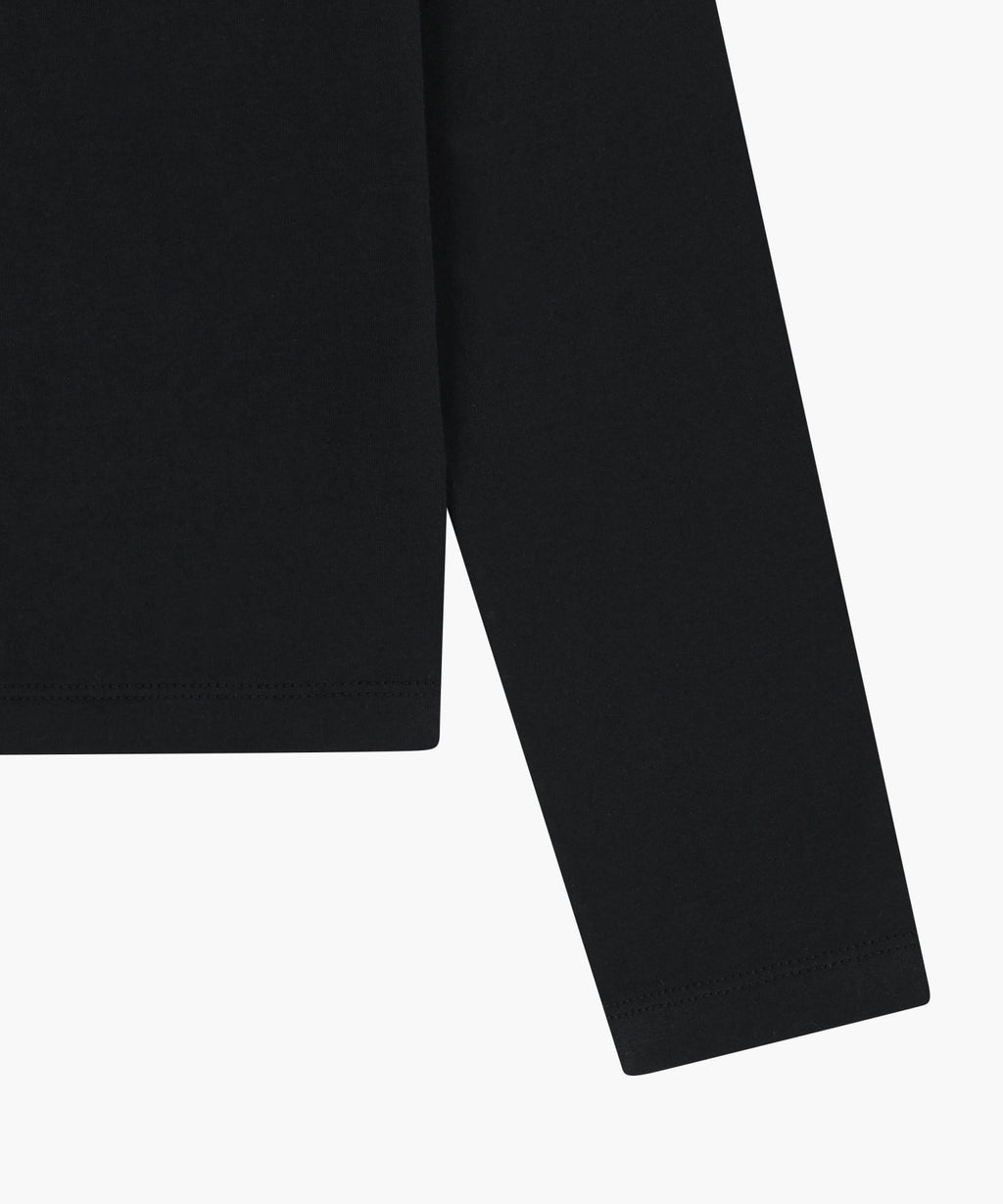 Marithe & Francois Girbaud - Regular Logo Long Sleeve Tee (Black) product image 10 | TRAB K-Fashion Australia