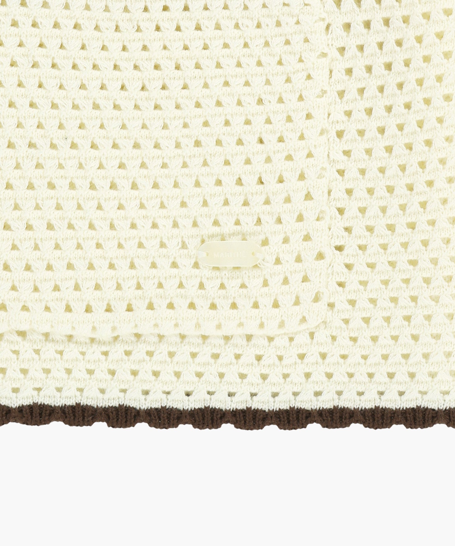 Marithe & Francois Girbaud - Crochet Half Knit Cardigan (Ivory) product image 10 | TRAB K-Fashion Australia