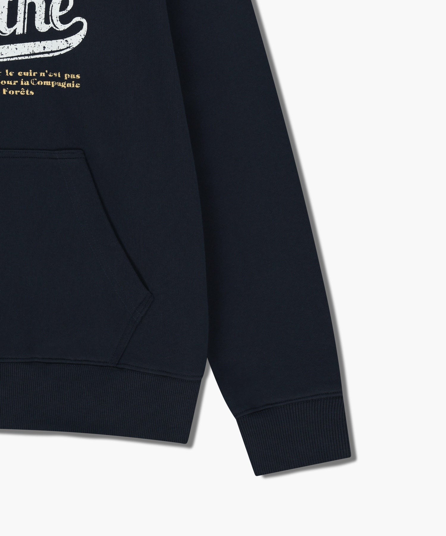 Marithe & Francois Girbaud - Baseball Logo Collar Half Zipup Sweatshirt (Navy) product image 10 | TRAB K-Fashion Australia