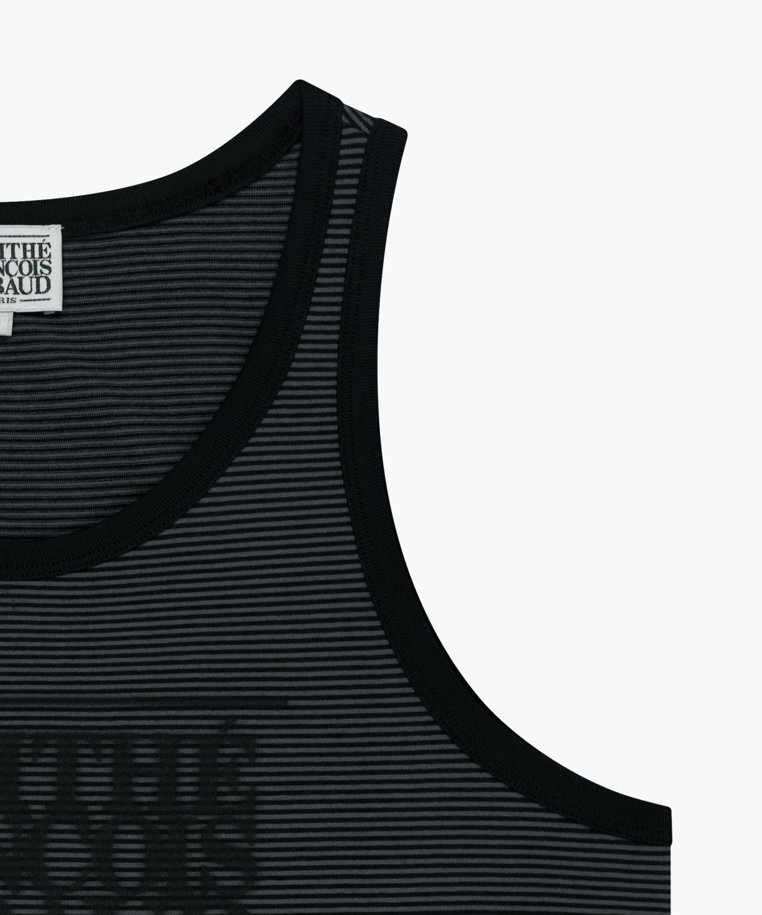 Marithe & Francois Girbaud - Shadow Classic Logo Sleeveless (Charcoal) product image 10 | TRAB K-Fashion Australia