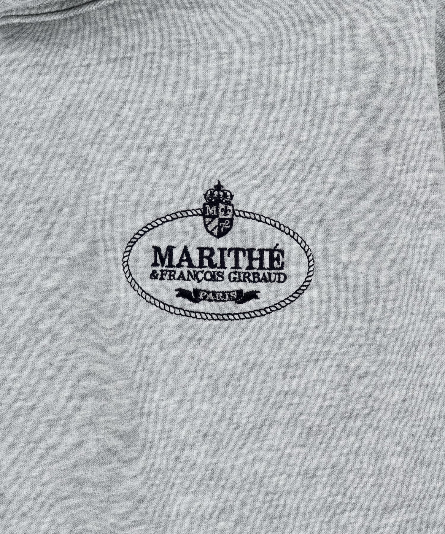 Marithe & Francois Girbaud - Crown Crest Symbol Hoodie (brushed) (Heather Gray) product image 10 | TRAB K-Fashion Australia