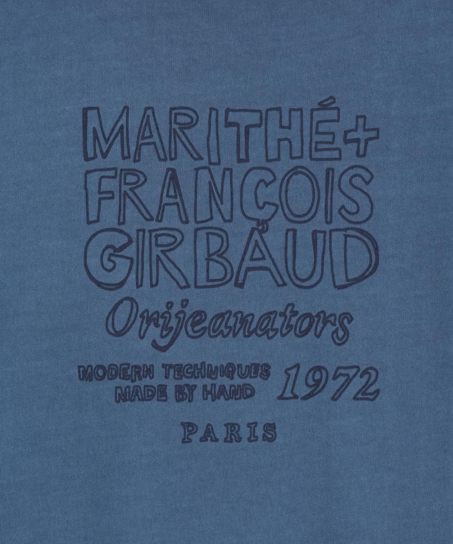 Marithe & Francois Girbaud - Drawing Logo Dyeing Tee (Blue) product image 10 | TRAB K-Fashion Australia