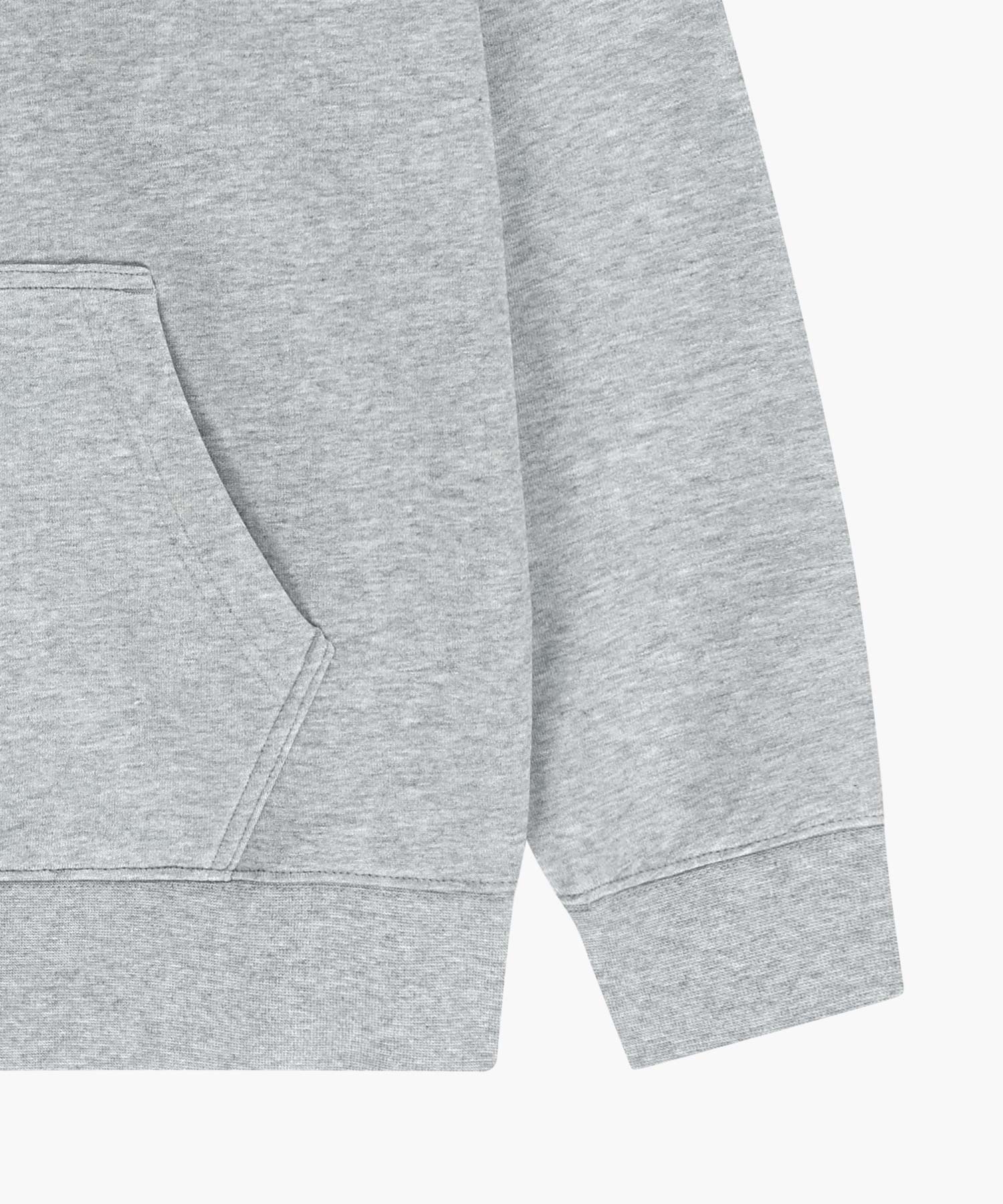 Marithe & Francois Girbaud - Classic Logo Applique Mix Hoodie (Heather Gray) product image 10 | TRAB K-Fashion Australia