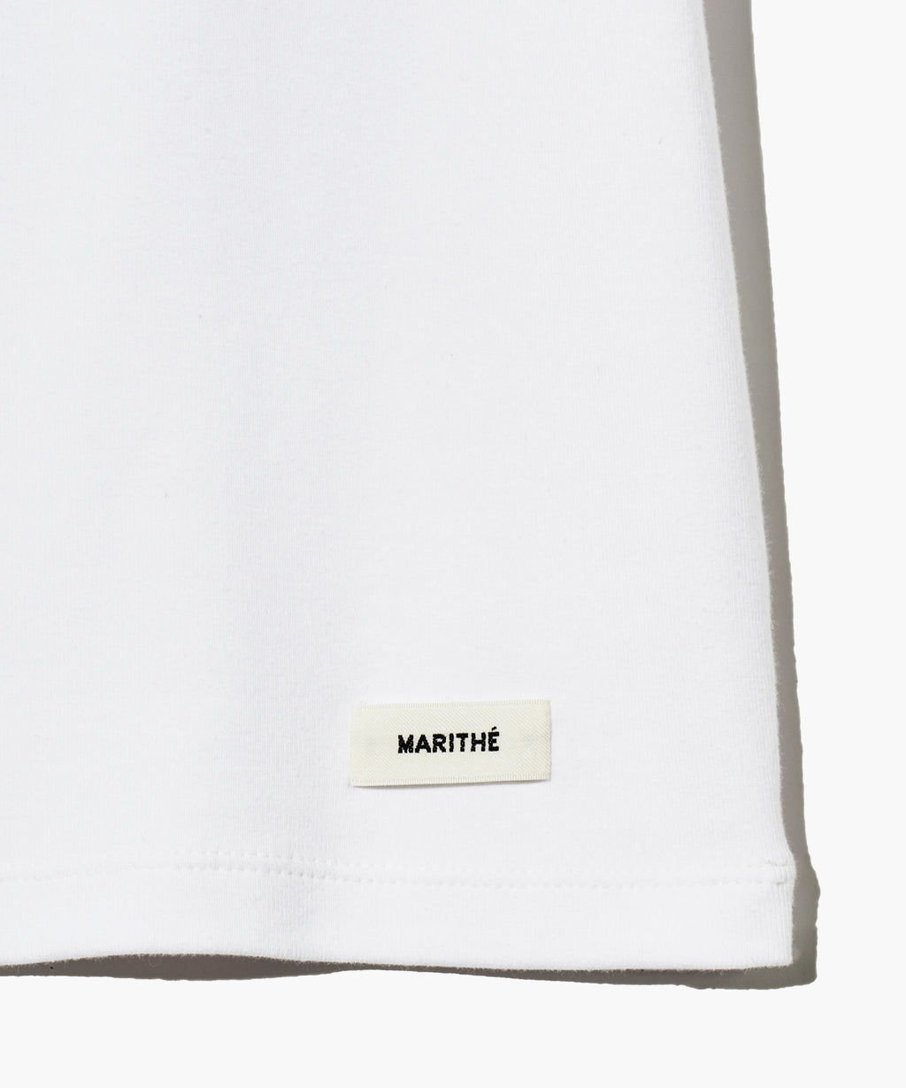 Marithe & Francois Girbaud - Basic Crop Tee (White) product image 10 | TRAB K-Fashion Australia