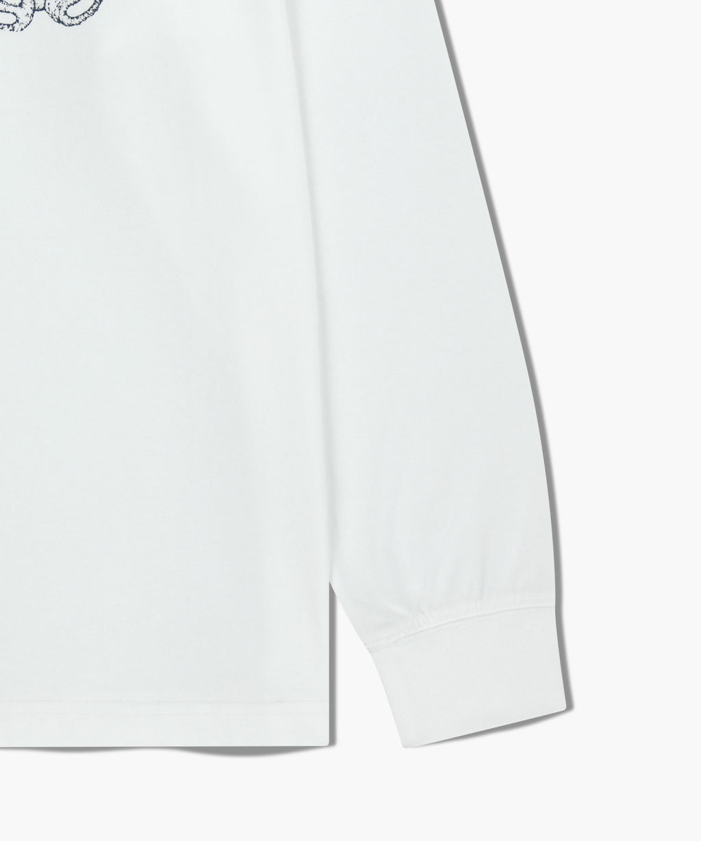 Marithe & Francois Girbaud - Mini Doodle Bear Long Sleeve (White) product image 10 | TRAB K-Fashion Australia