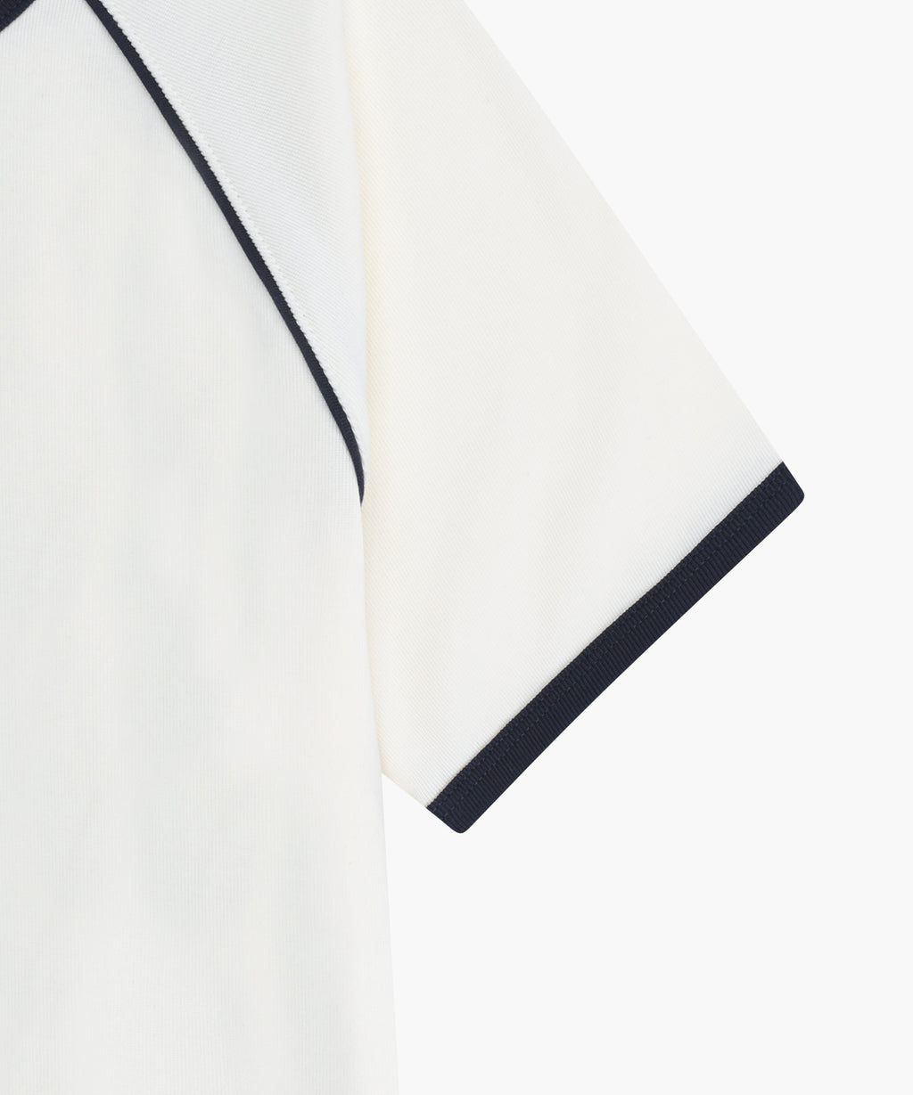 Marithe & Francois Girbaud - [Pre-order – Ships 24 Jun] Aerocool Small Classic Logo Ringer Slim Crop Tee (Ivory) product image 10 | TRAB K-Fashion Australia