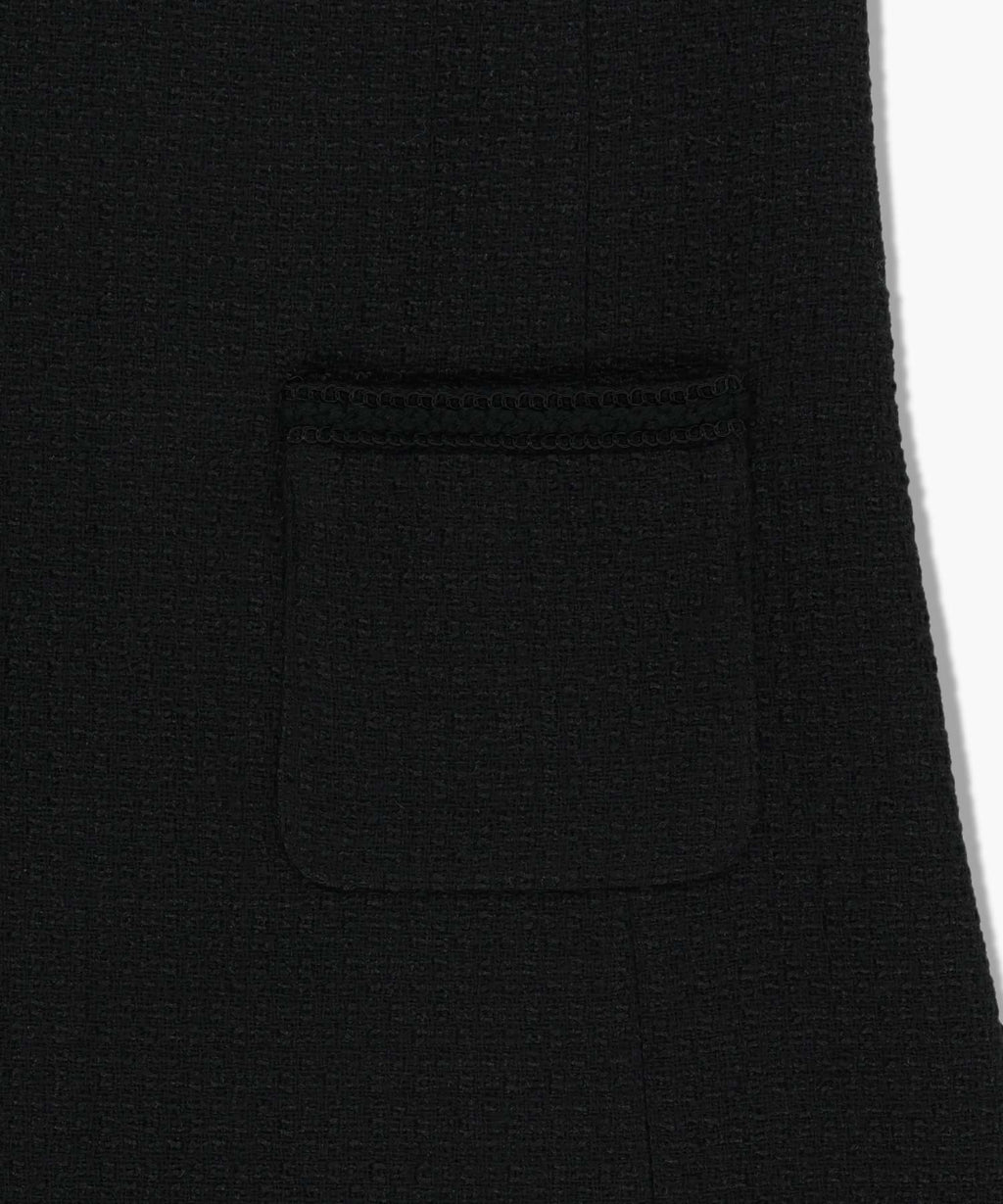 Marithe & Francois Girbaud - Tweed Sleeveless Dress (Black) product image 10 | TRAB K-Fashion Australia