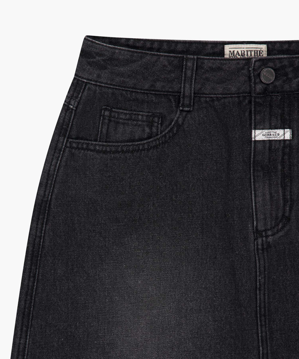 Marithe & Francois Girbaud - Denim Mini Skirt (Black) product image 14 | TRAB K-Fashion Australia