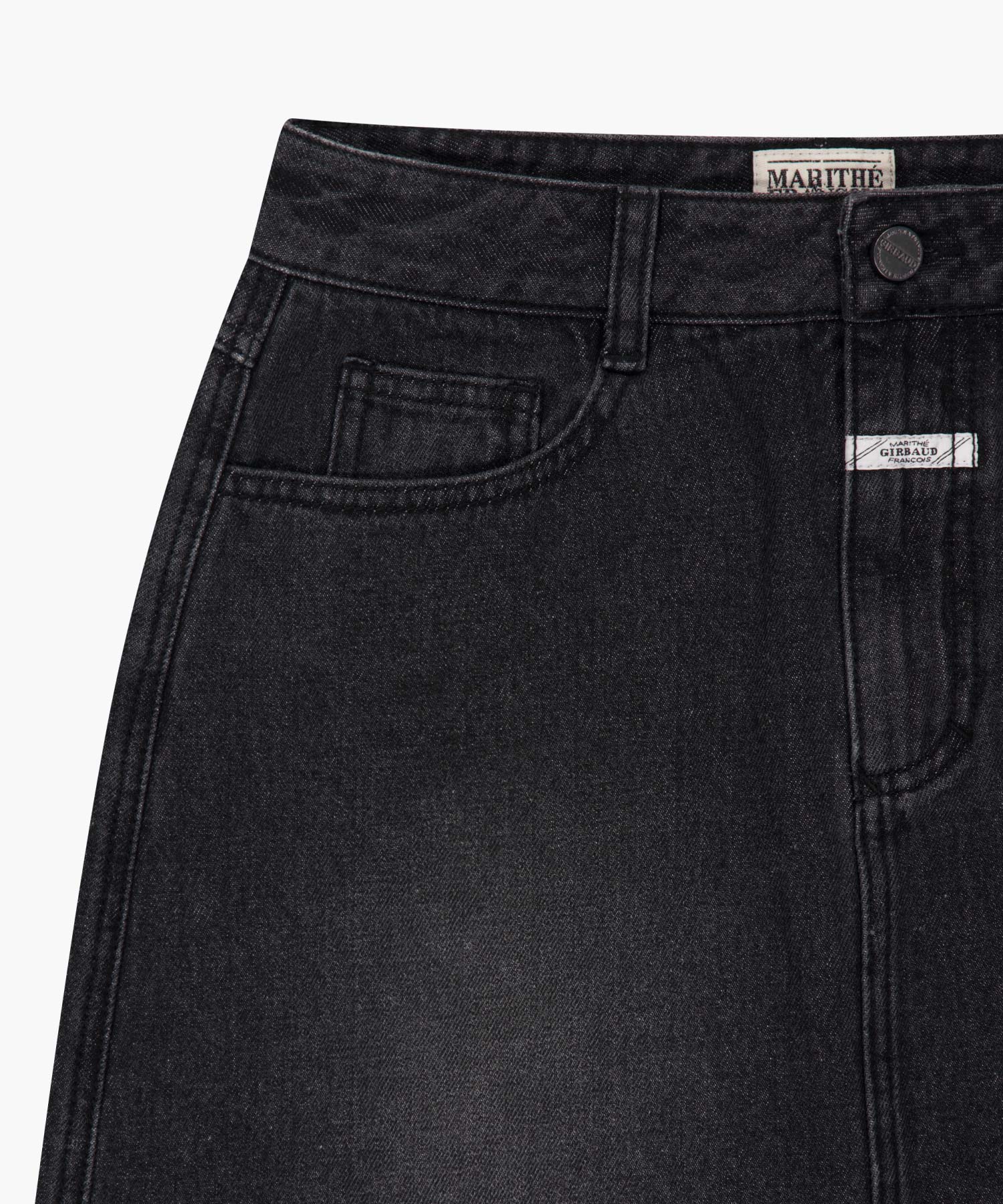Marithe & Francois Girbaud - Denim Mini Skirt (Black) product image 14 | TRAB K-Fashion Australia
