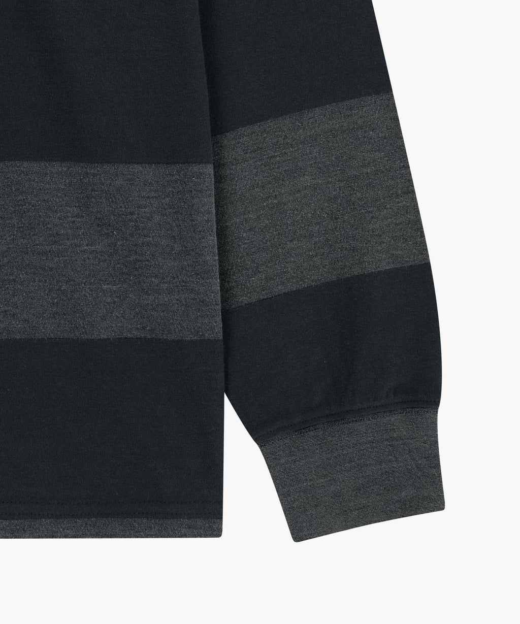 Marithe & Francois Girbaud - Washed Denim Collar Long Sleeve Tee (Charcoal) product image 10 | TRAB K-Fashion Australia