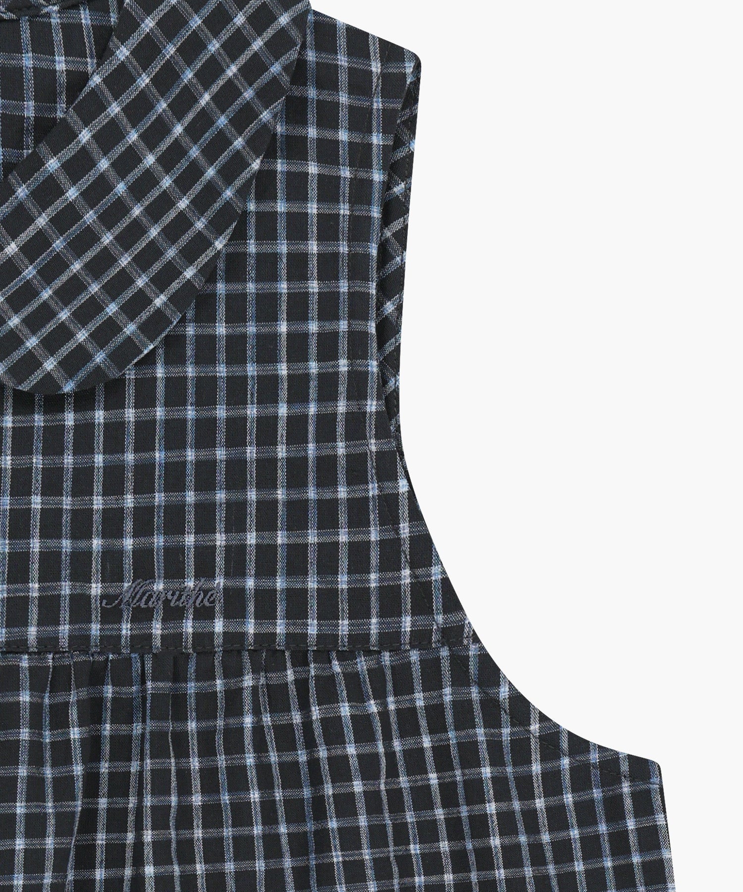 Marithe & Francois Girbaud - Round Collar Sleeveless Blouse (Charcoal) product image 10 | TRAB K-Fashion Australia