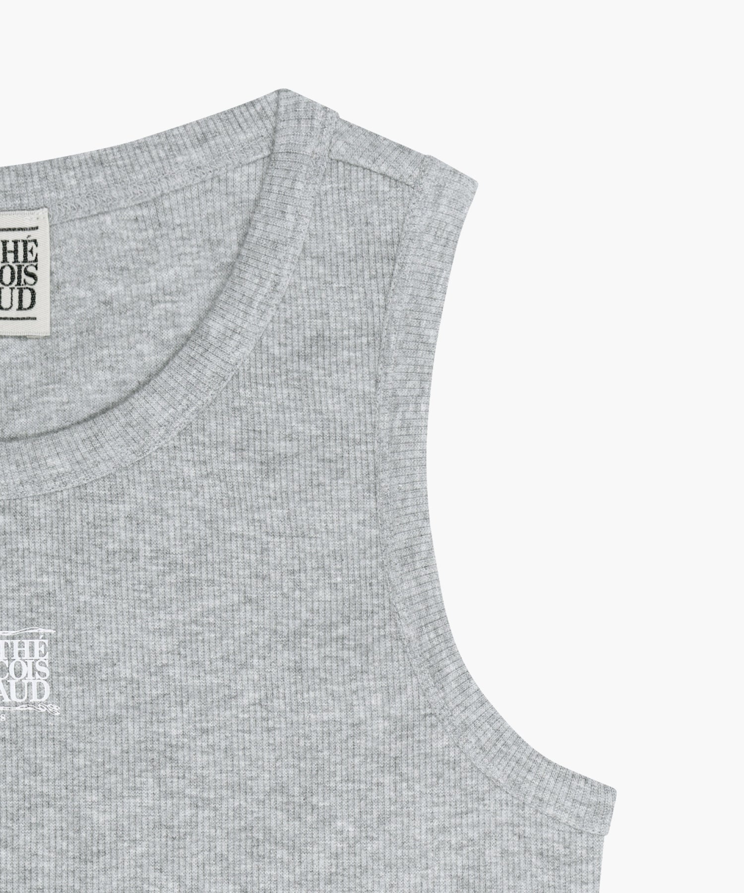 Marithe & Francois Girbaud - Ribbon Classic Logo Sleeveless (Heather Gray) product image 10 | TRAB K-Fashion Australia