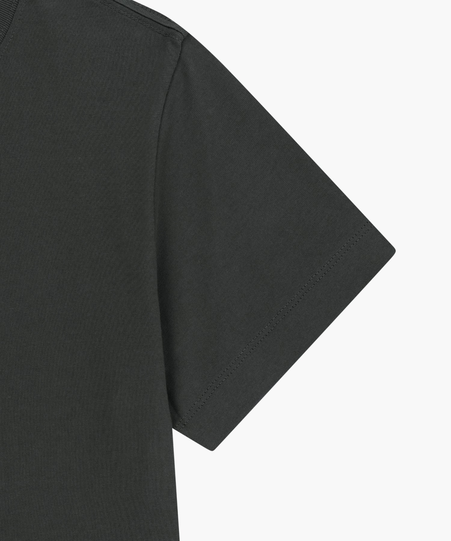 Marithe & Francois Girbaud - Silver Lettering Crop Tee (Charcoal) product image 10 | TRAB K-Fashion Australia