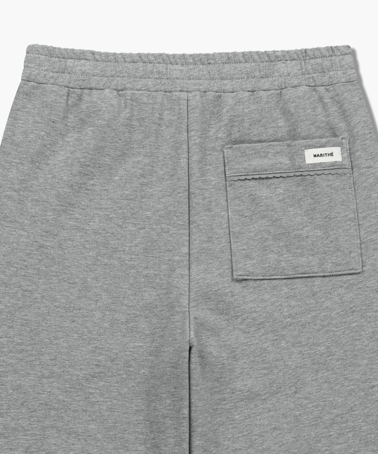 Marithe & Francois Girbaud - Lace Point Boots Cut Sweat Pants (Heather Gray) product image 10 | TRAB K-Fashion Australia