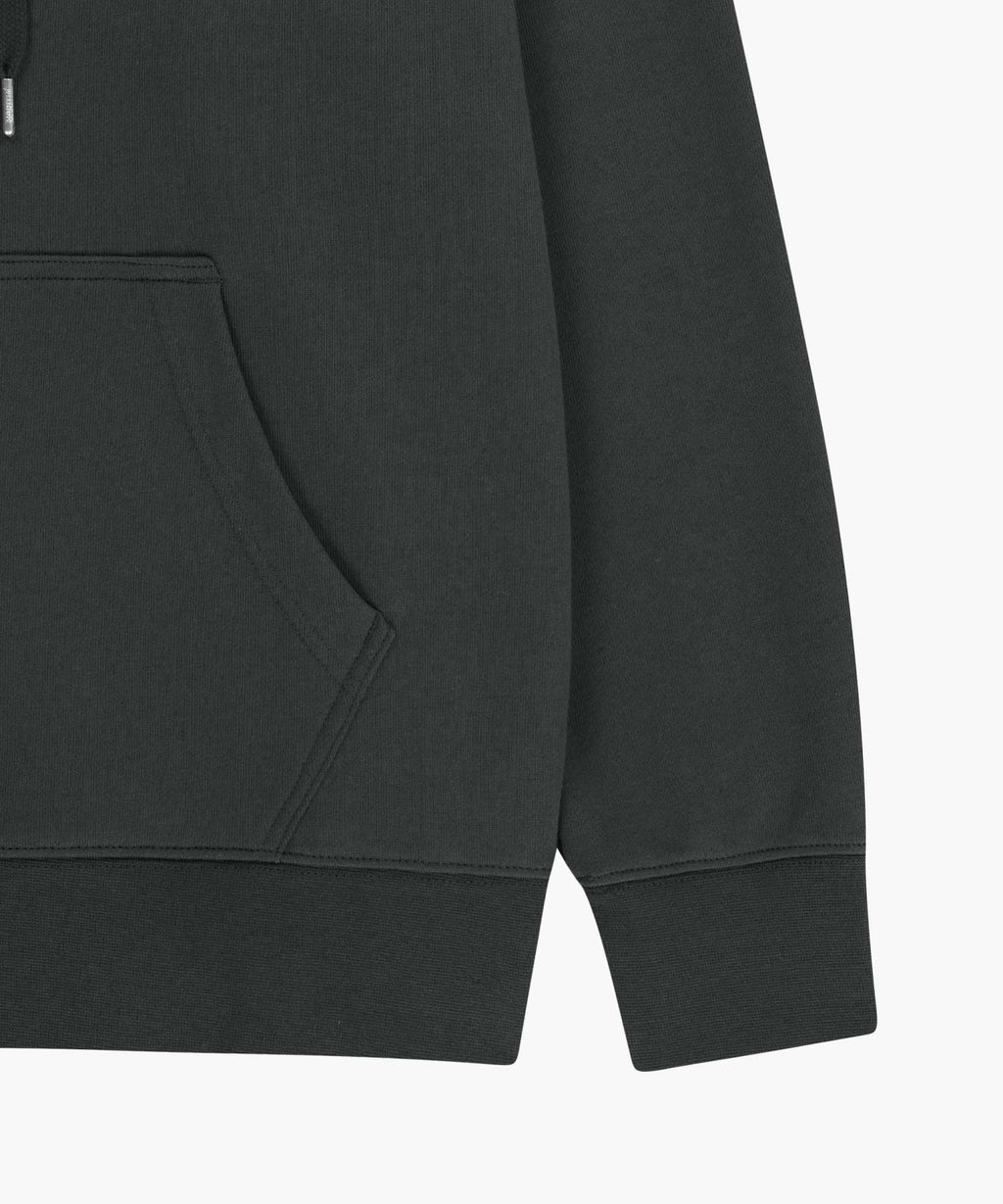 Marithe & Francois Girbaud - Classic Logo Applique Mix Hoodie (Charcoal) product image 10 | TRAB K-Fashion Australia