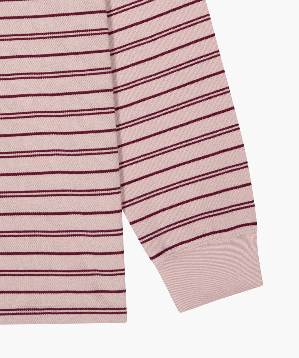 Marithe & Francois Girbaud - Stripe Pique Long Sleeve Tee (Pink) product image 10 | TRAB K-Fashion Australia