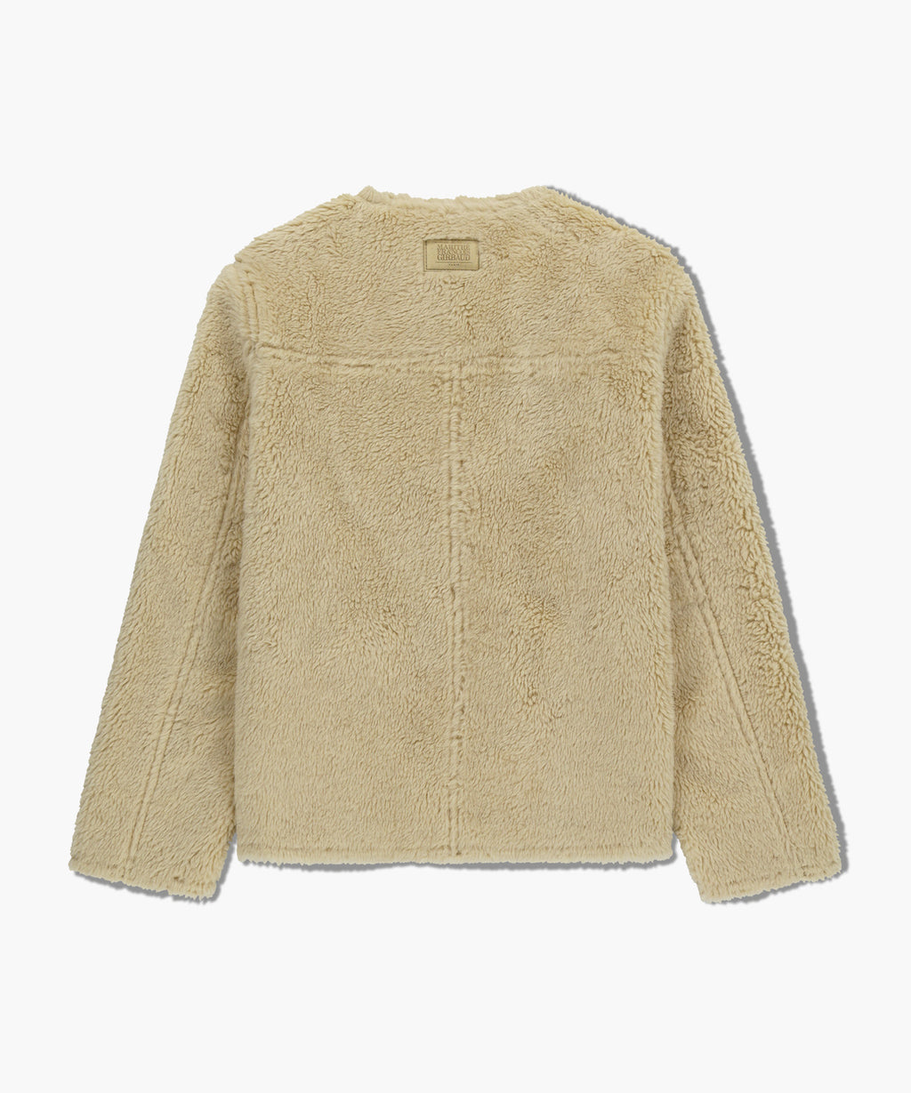 Marithe & Francois Girbaud - Reversible Shearling Jacket (Beige) product image 13 | TRAB K-Fashion Australia